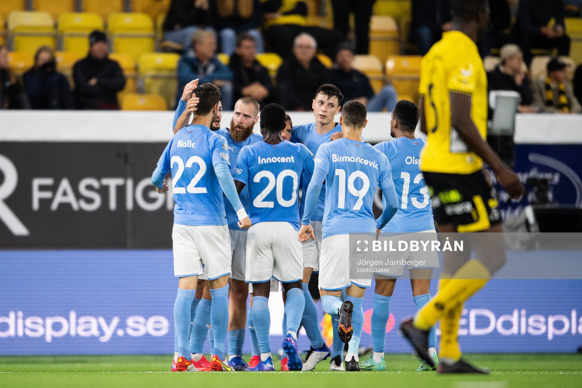 Malmö FFs spelare jublar