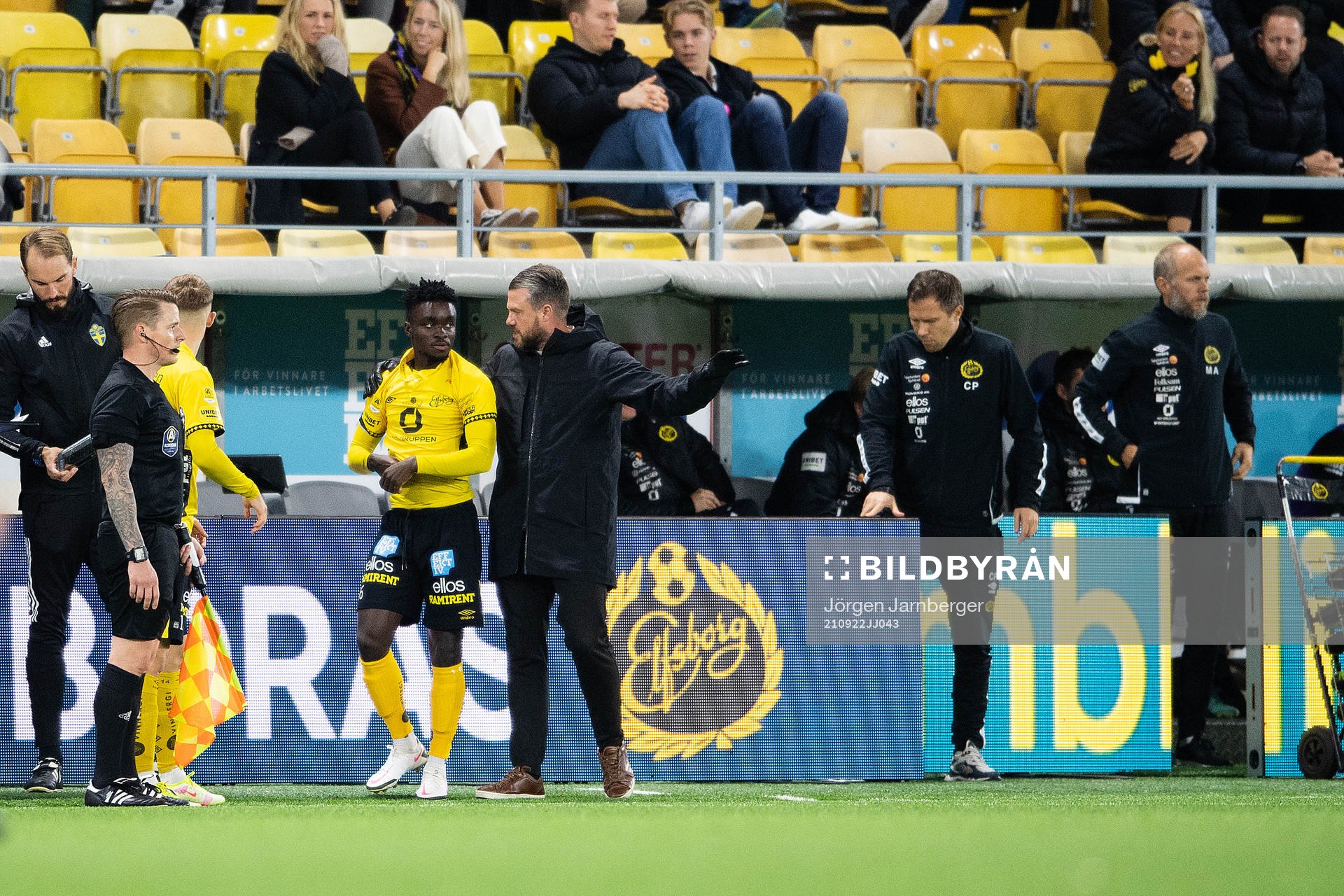 Elfsborgs Emmanuel Boateng byts in