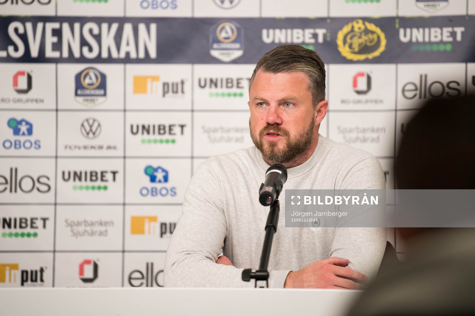 Elfsborgs manager Jimmy Thelin