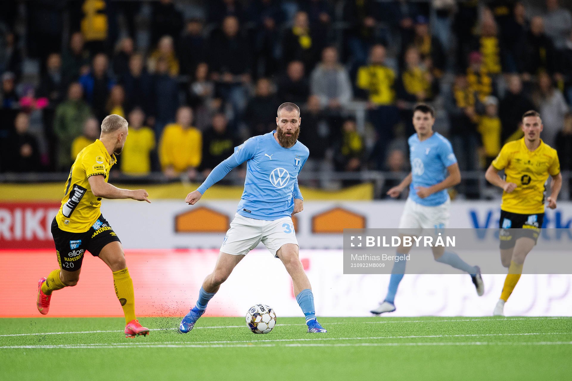 Elfsborgs Simon Strand och Malmö FFs Jo Inge Berget