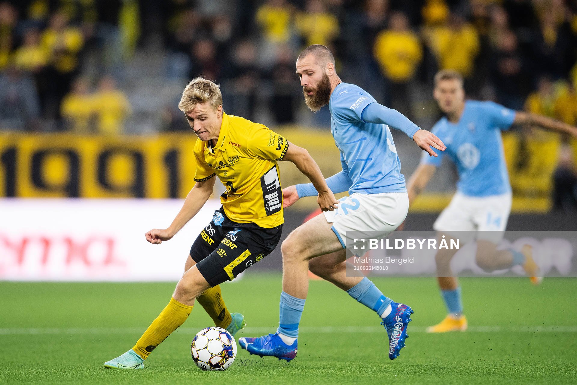 Elfsborgs Jeppe Møldrup Okkels och Malmö FFs Jo Inge