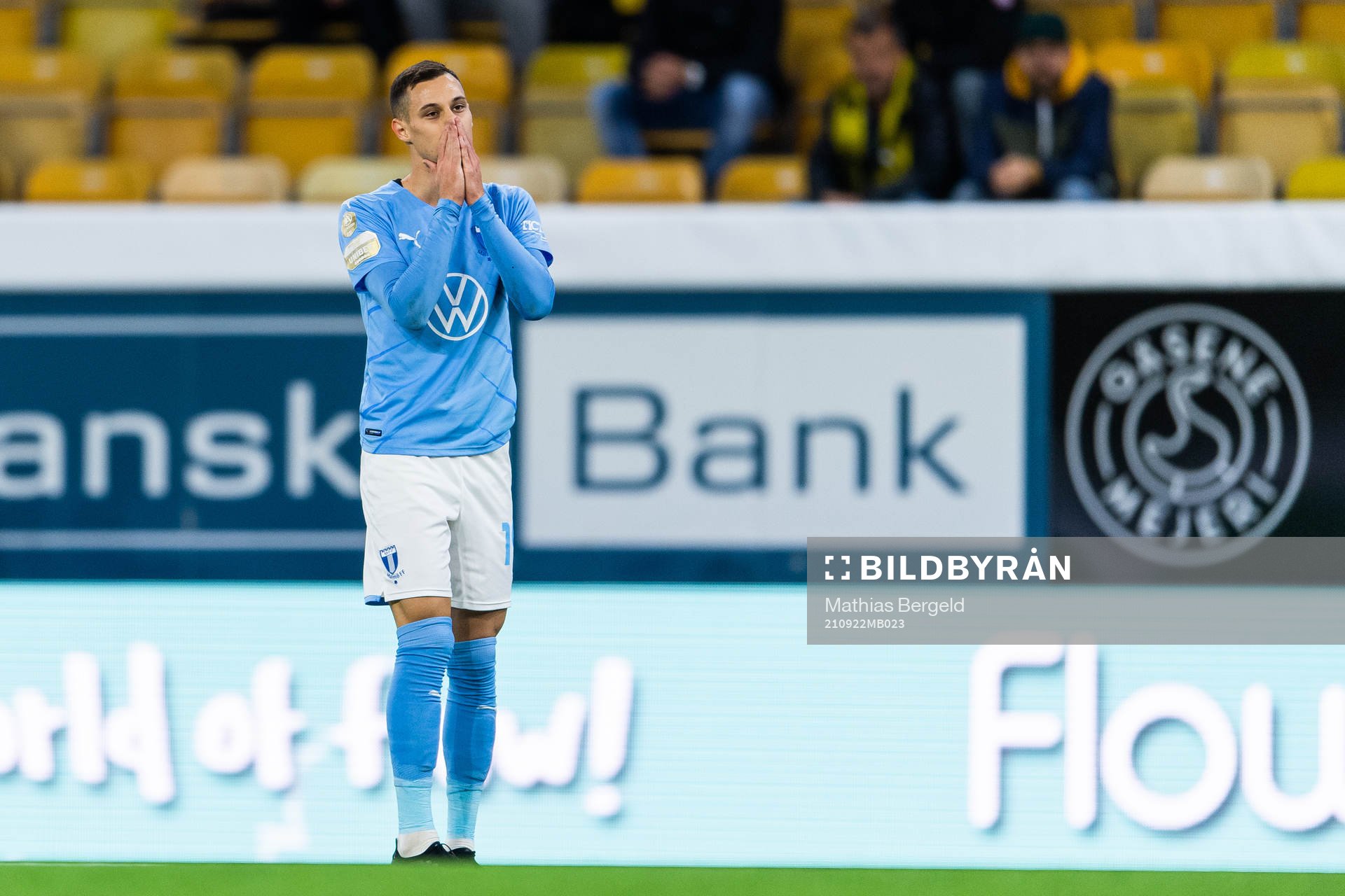 Malmö FFs Veljko Birmancevic deppar
