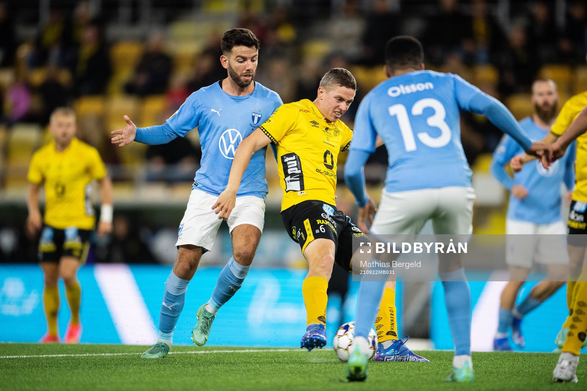 Malmö FFs Erdal Rakip och Elfsborgs André Rømer