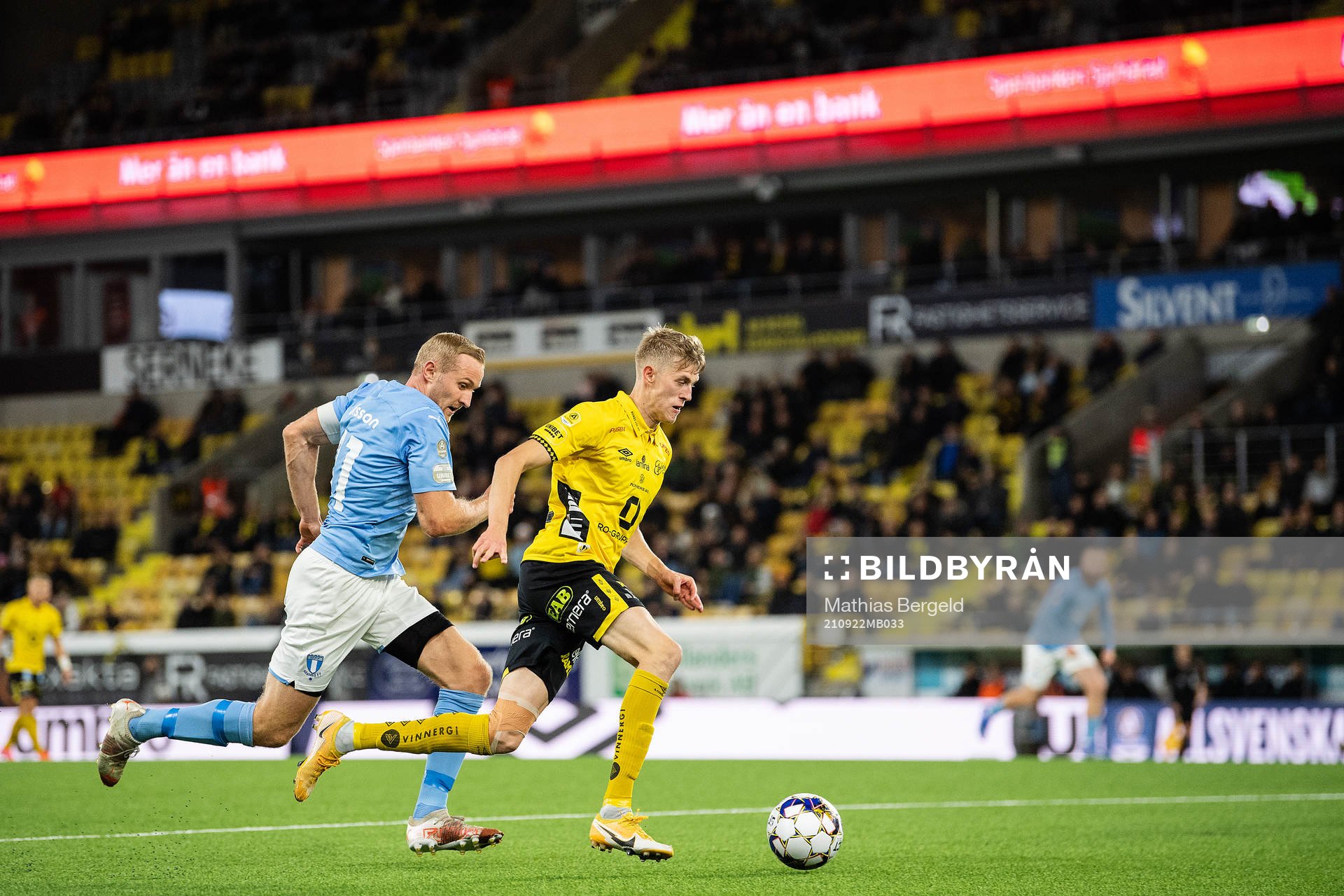 Malmö FFs Franz Brorsson och Elfsborgs Alexander