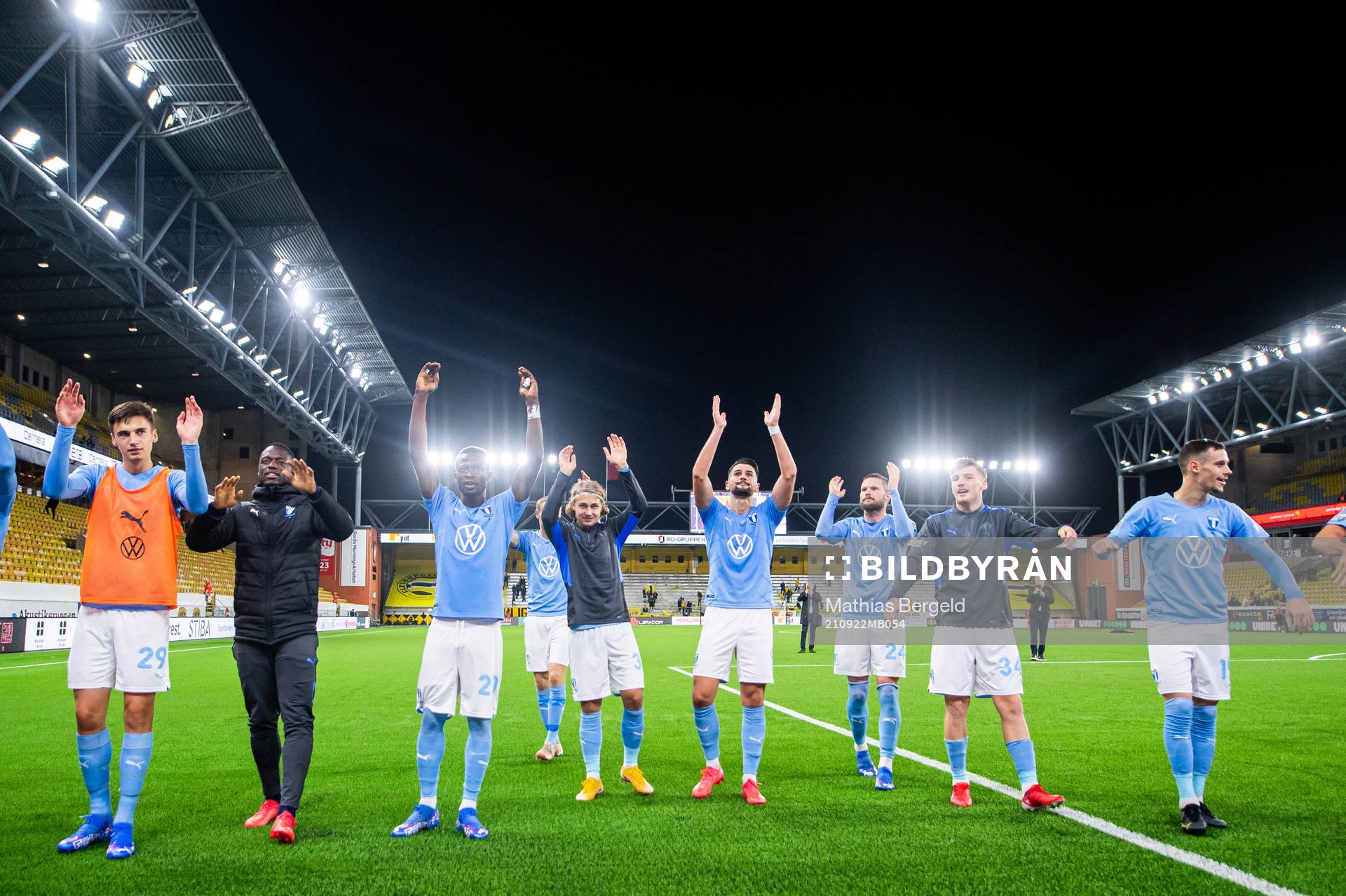 Malmö FFs spelare jublar