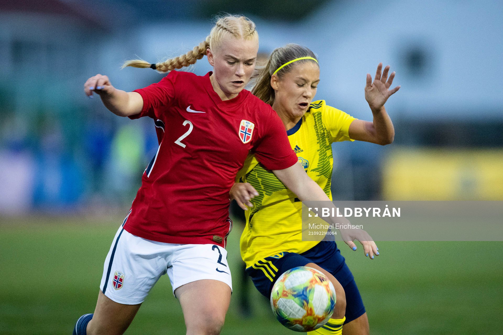 Norges Linnea Tveit och Sveriges Novalie Jensen