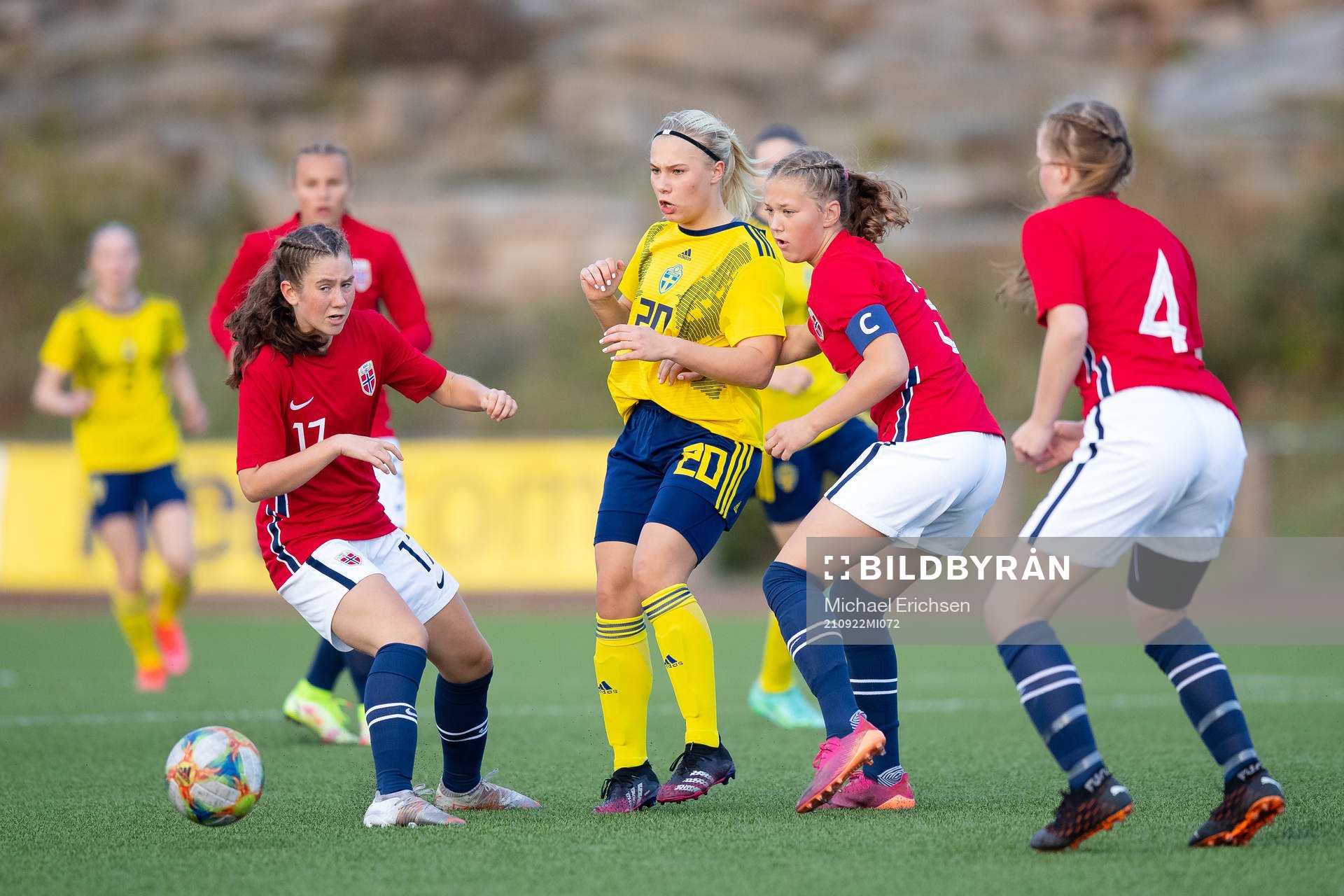 Sveriges Nova Johansson Parnevik och Norges Silje Bjåstad