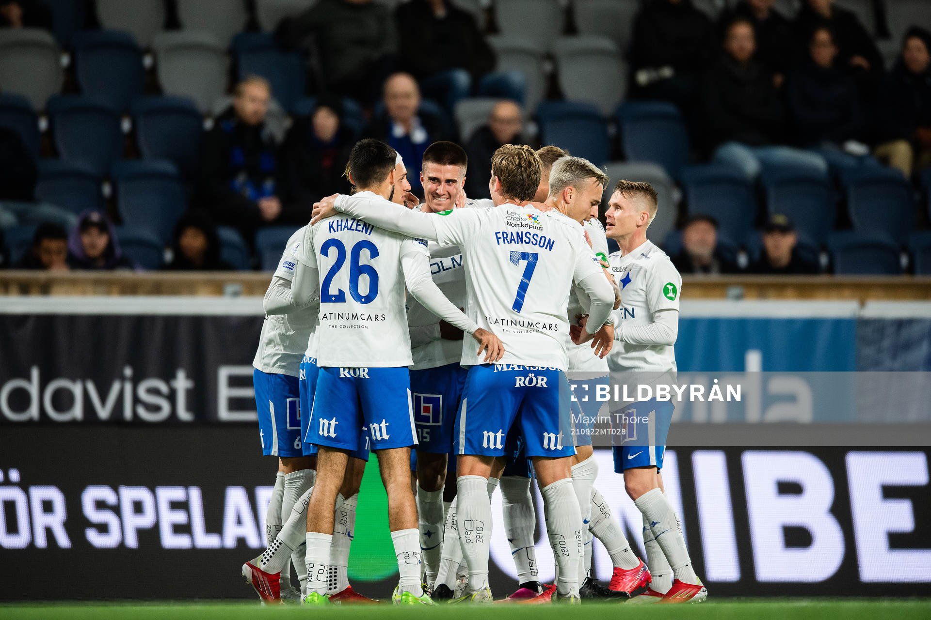 IFK Norrköpings Carl Björk jublar