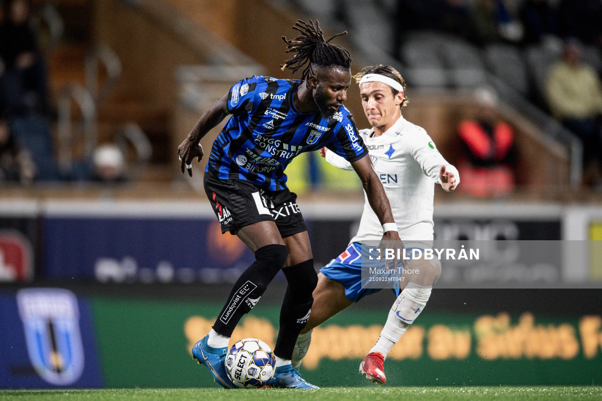 Sirius Joseph Colley och IFK Norrköpings Jonathan Levi
