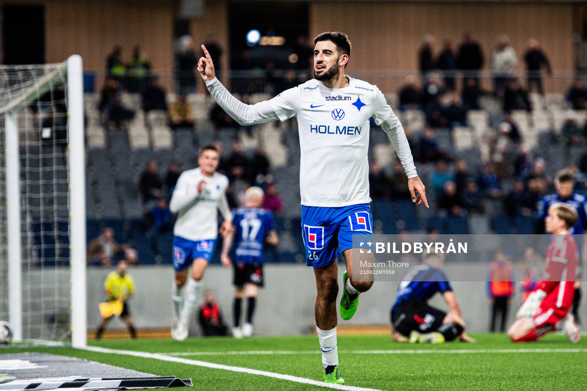 IFK Norrköpings Kristoffer Khazeni jublar