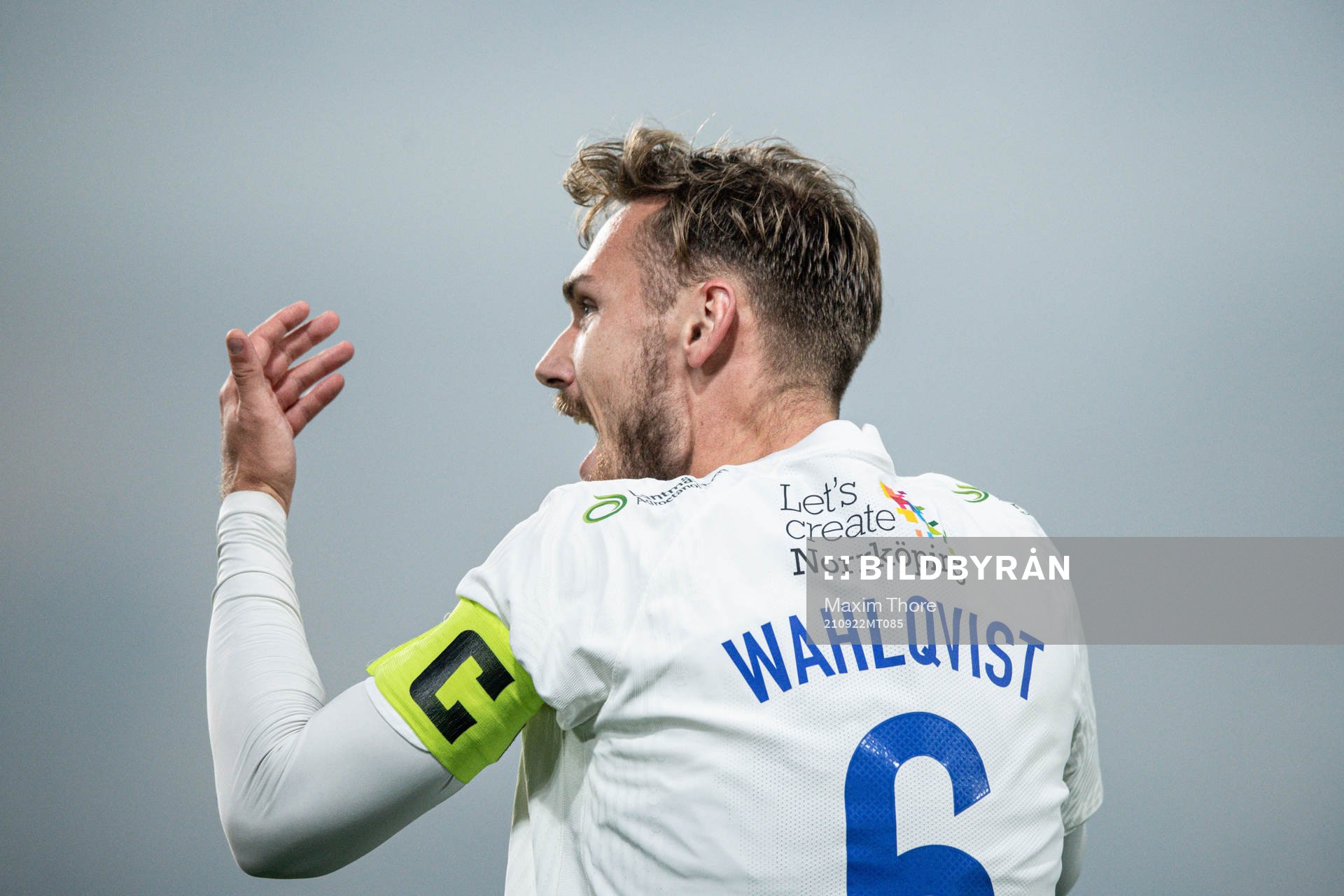 IFK Norrköpings Linus Wahlqvist jublar