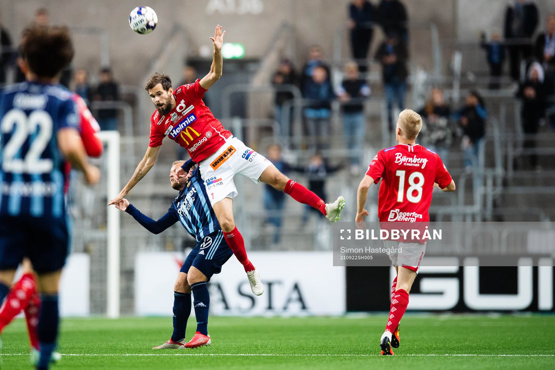 Djurgårdens Nicklas Bärkroth och Degerfors Sebastian