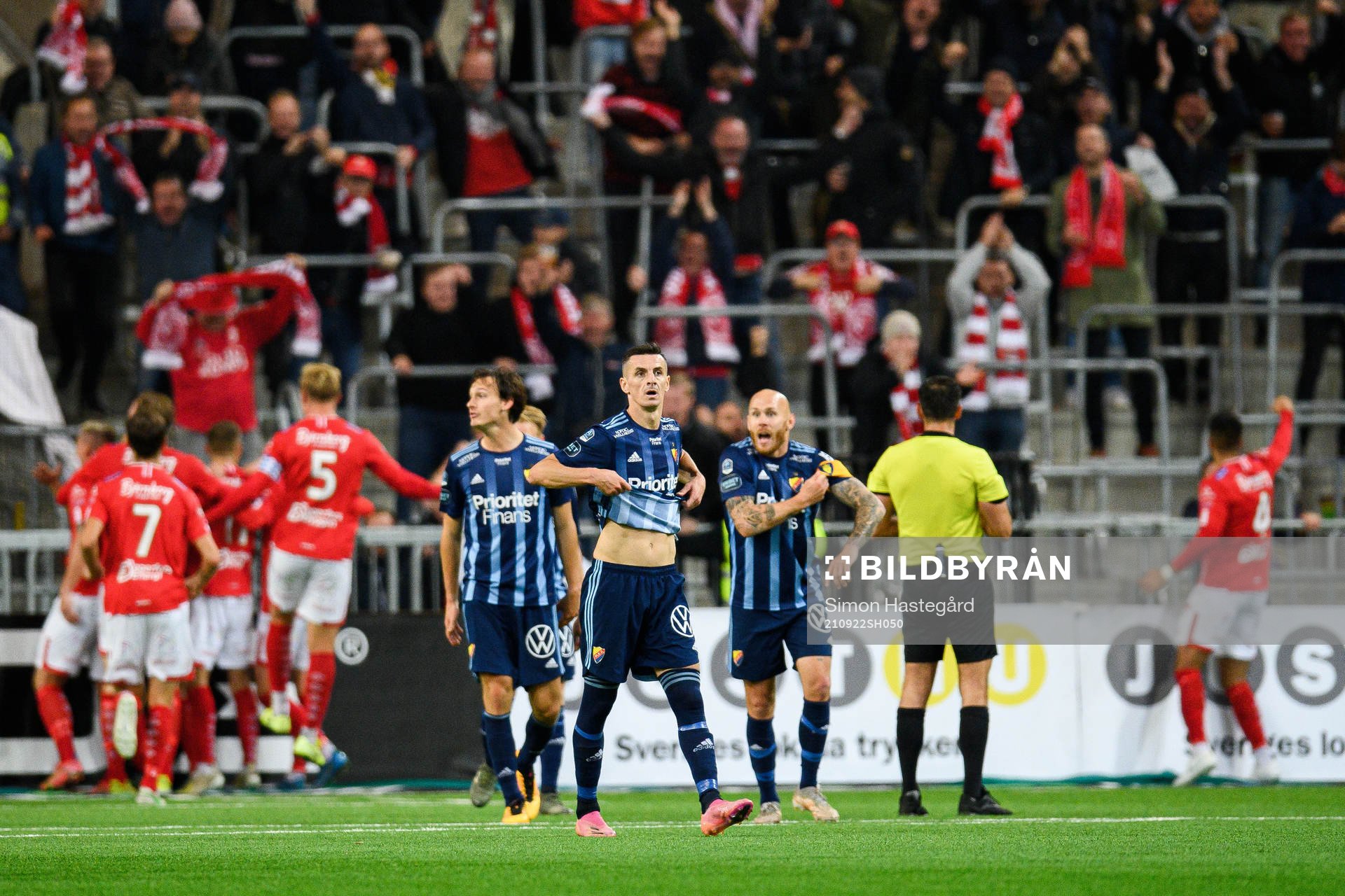 Djurgårdens Haris Radetinac deppar