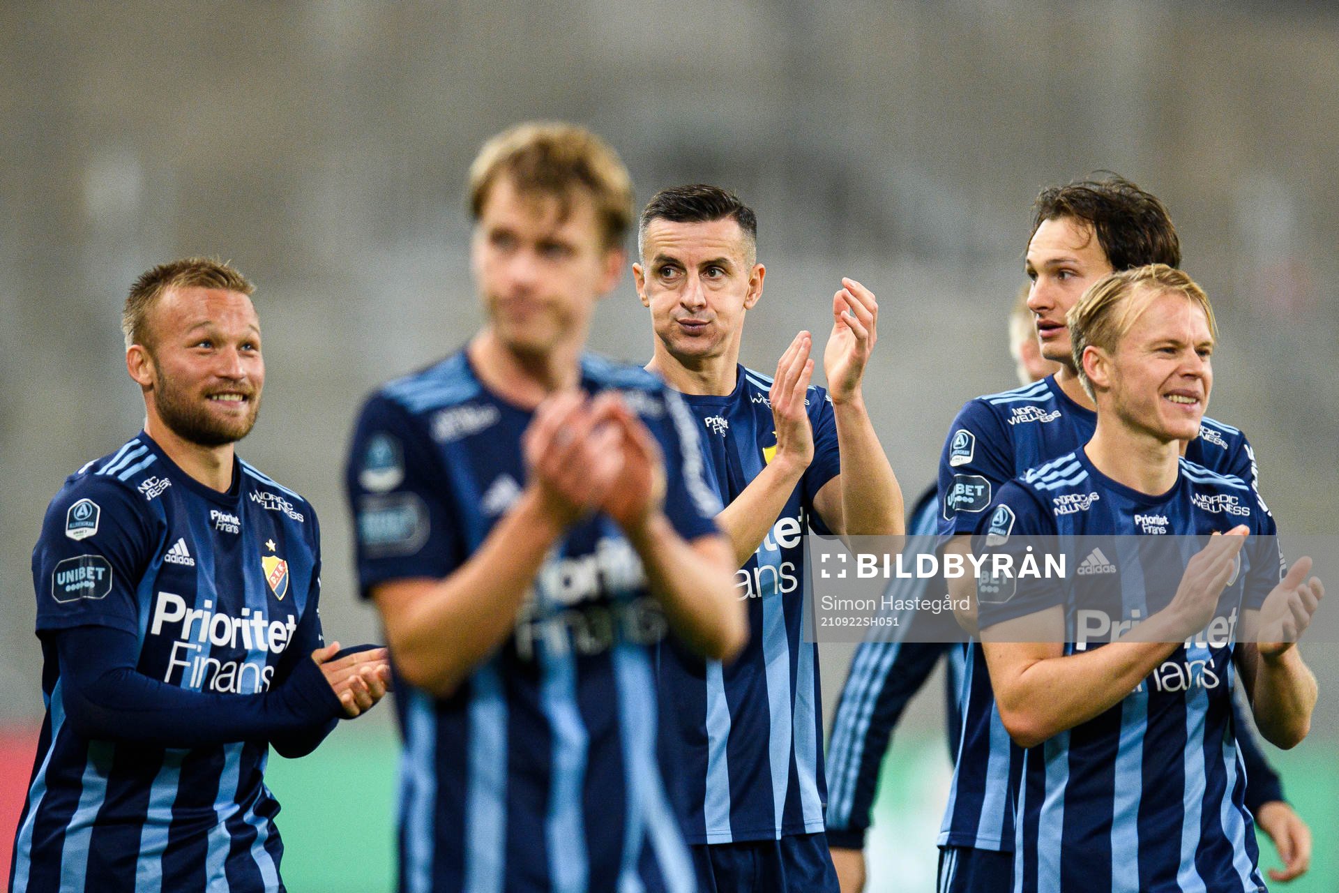 Djurgårdens Haris Radetinac jublar