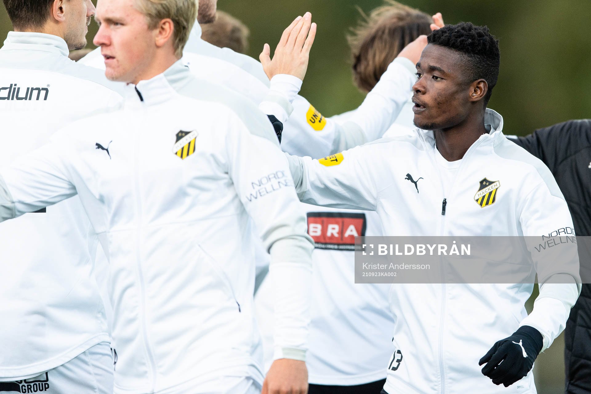 Häckens Yannick Armel Assiedou Adjoumani före