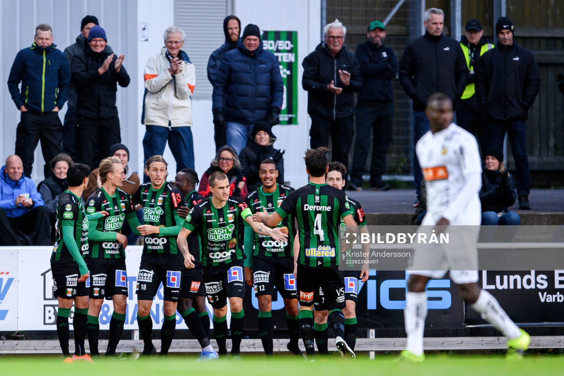 Varbergs spelare jublar