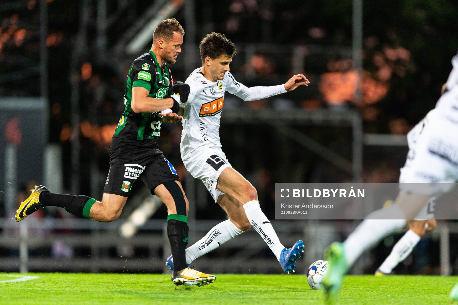 Varbergs Albert Ejupi och Häckens Alexander Jeremejeff