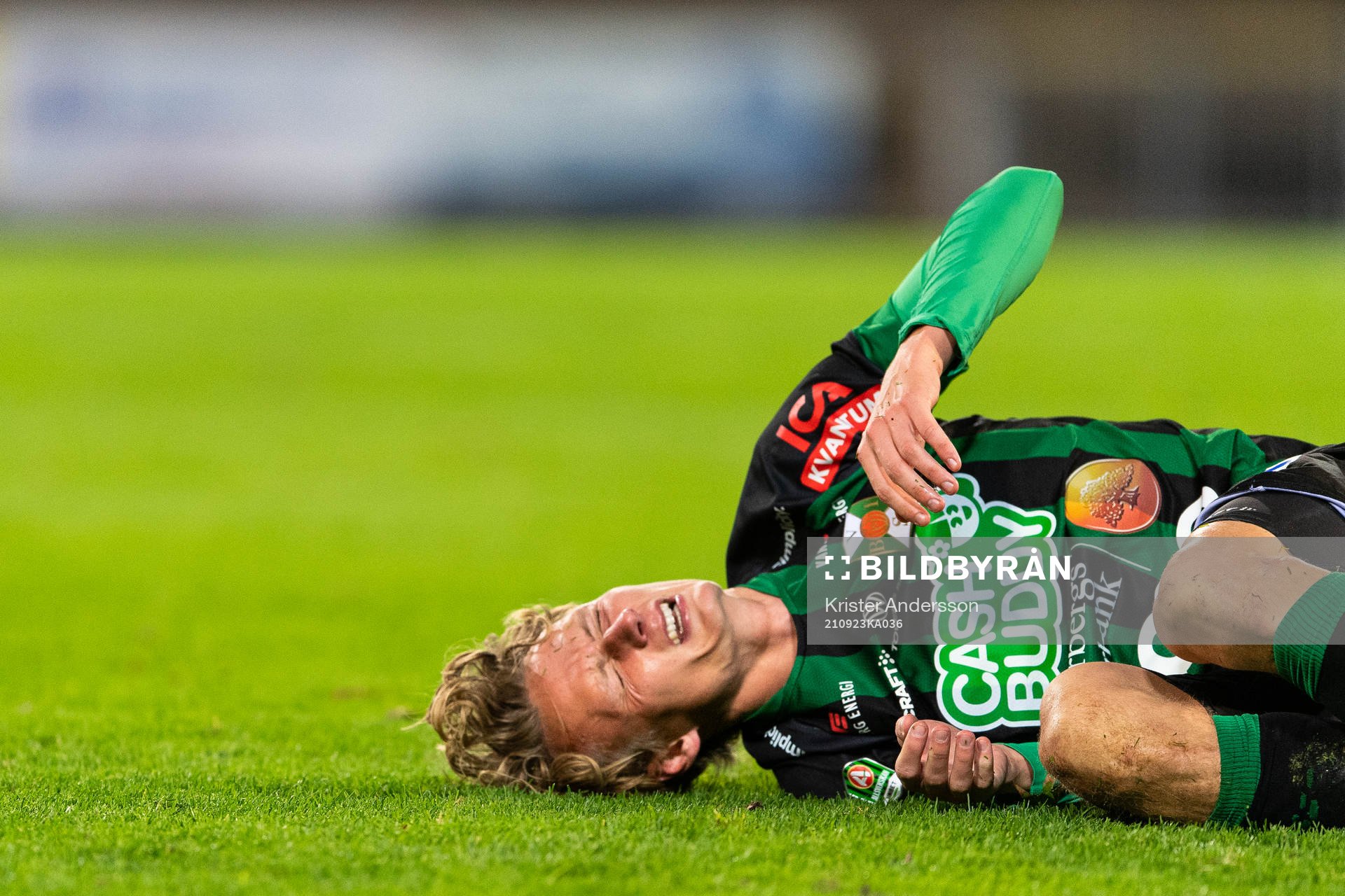 Varbergs Alexander Johansson har ont