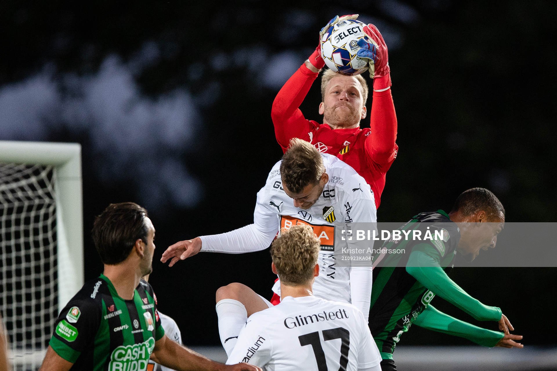 Häckens målvakt Peter Abrahamsson