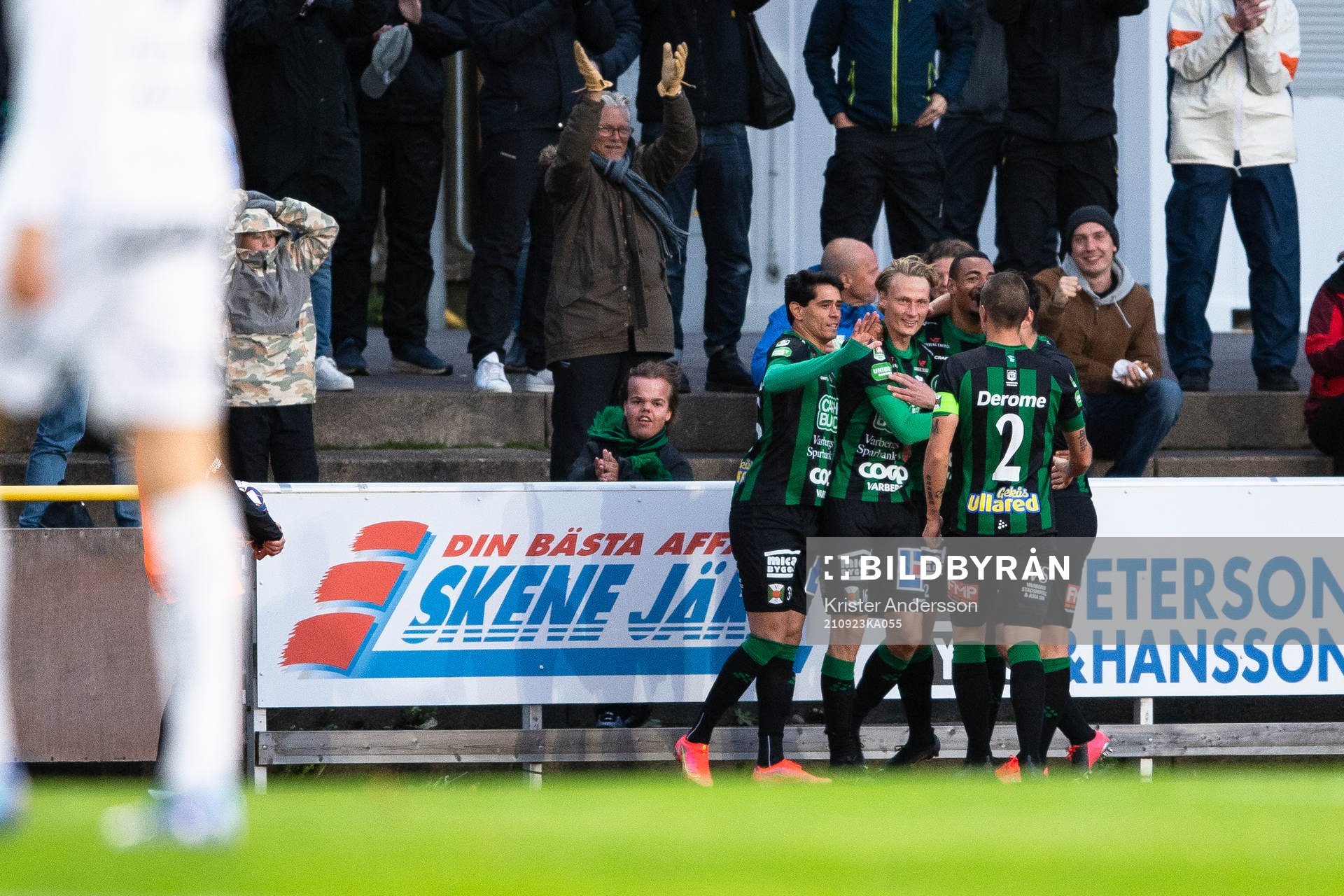 Varbergs spelare jublar