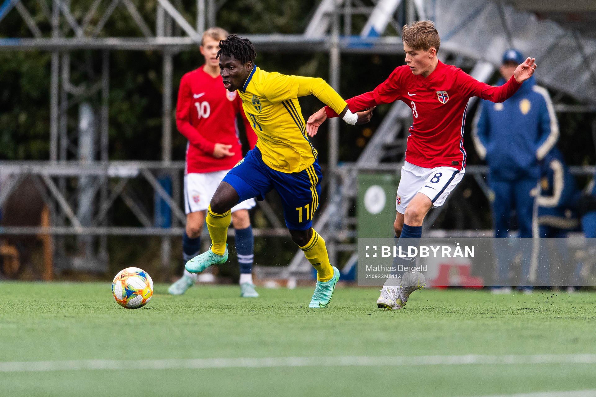 Sveriges Oscar Reinholdsson och Norges Almar Grindheim