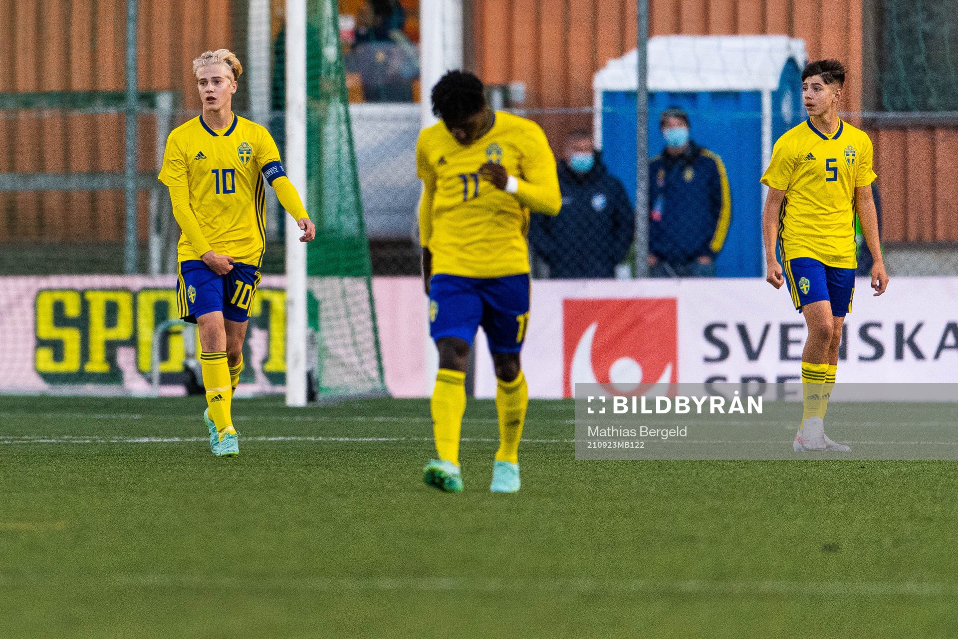 Sveriges Lucas Bergvall, Oscar Reinholdsson och Arvin