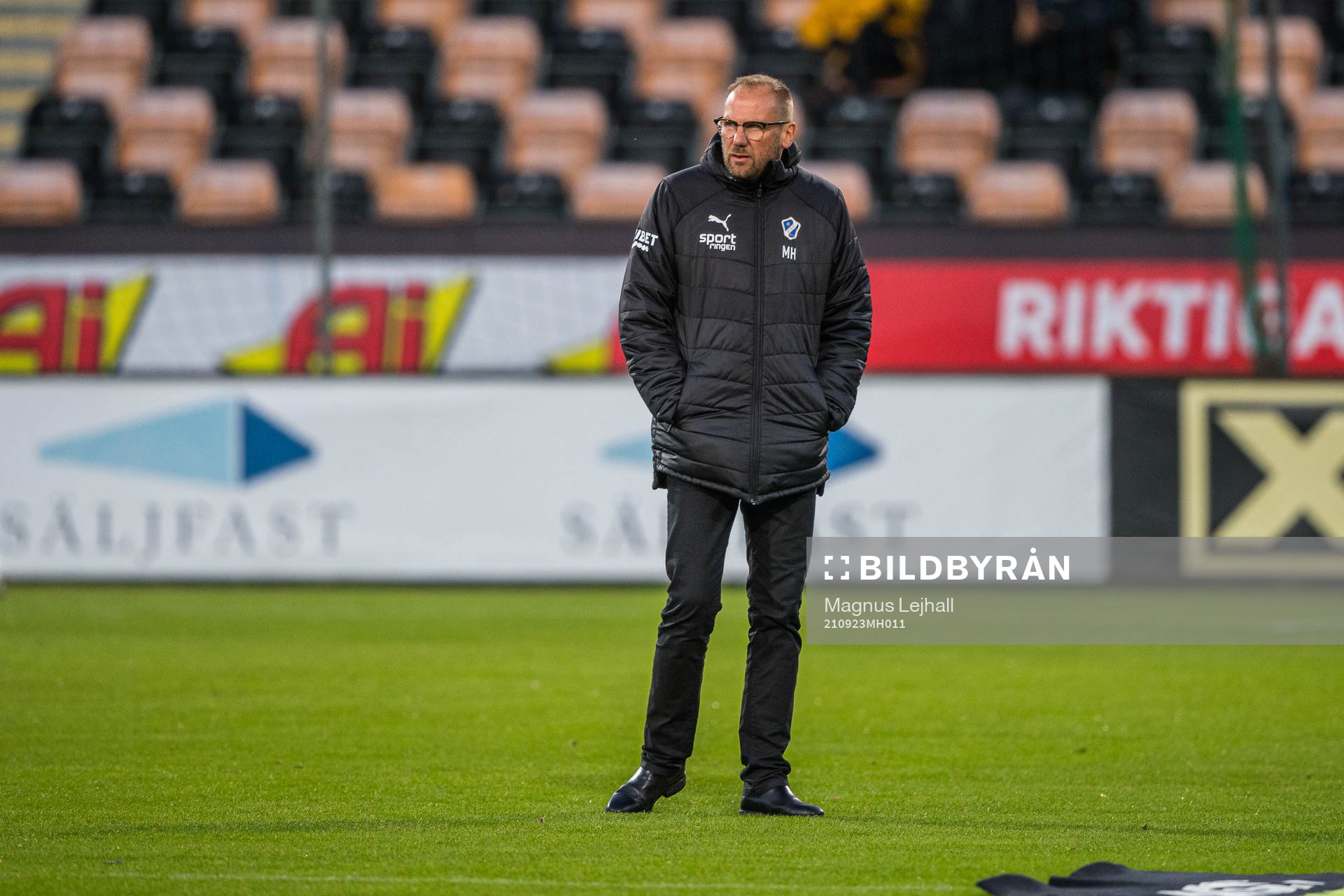 Halmstads manager Magnus Haglund