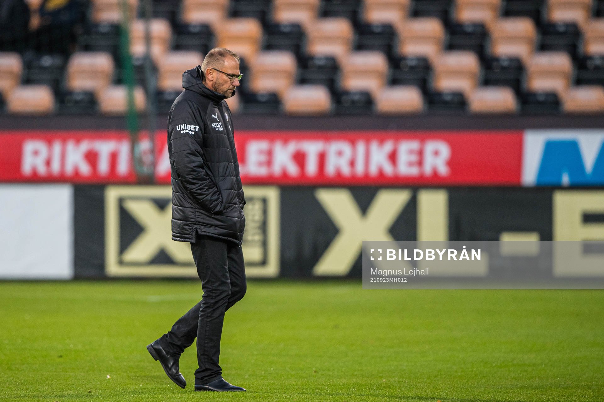 Halmstads manager Magnus Haglund