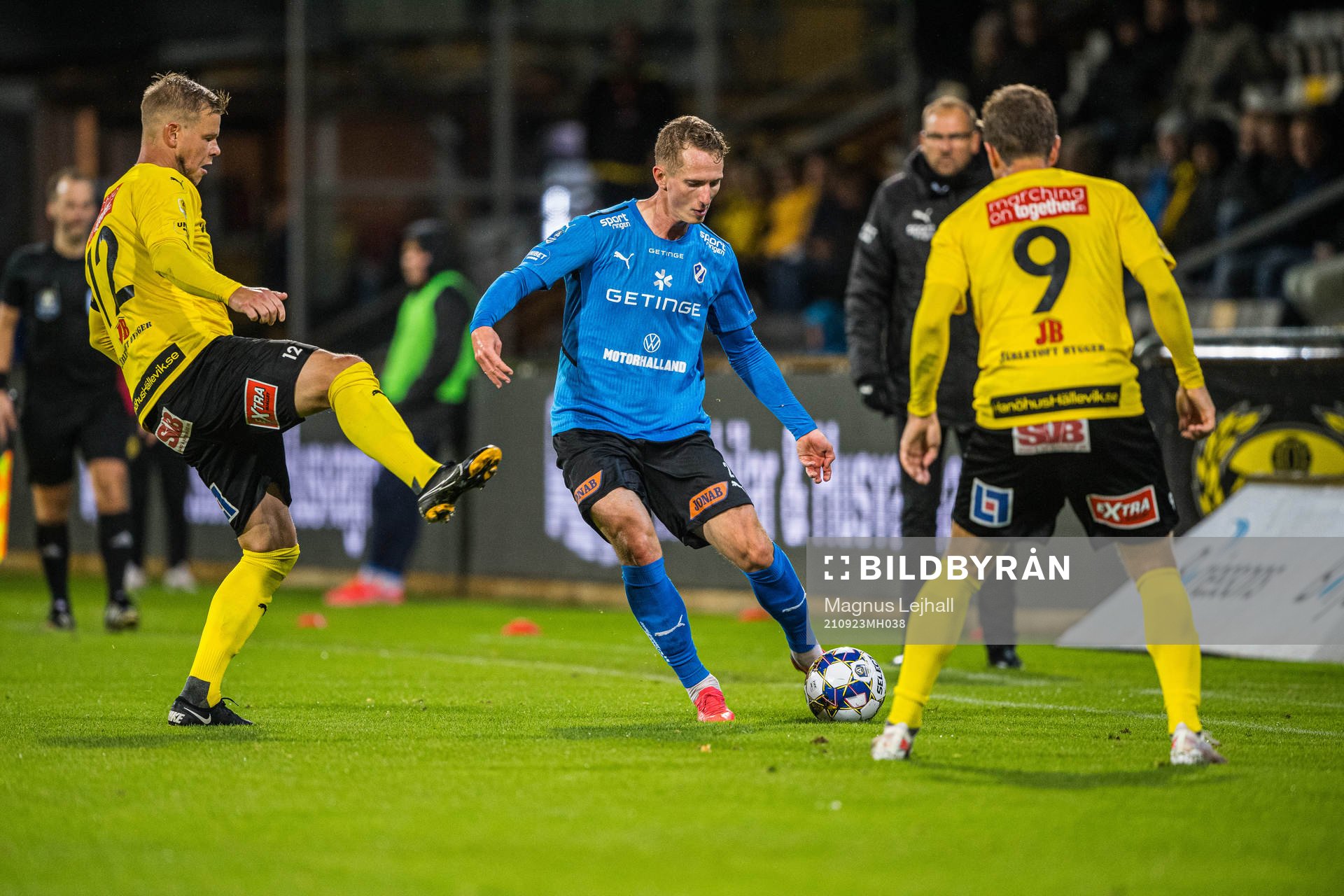 Halmstads Andreas Bengtsson och Mjällbys David Löfquist