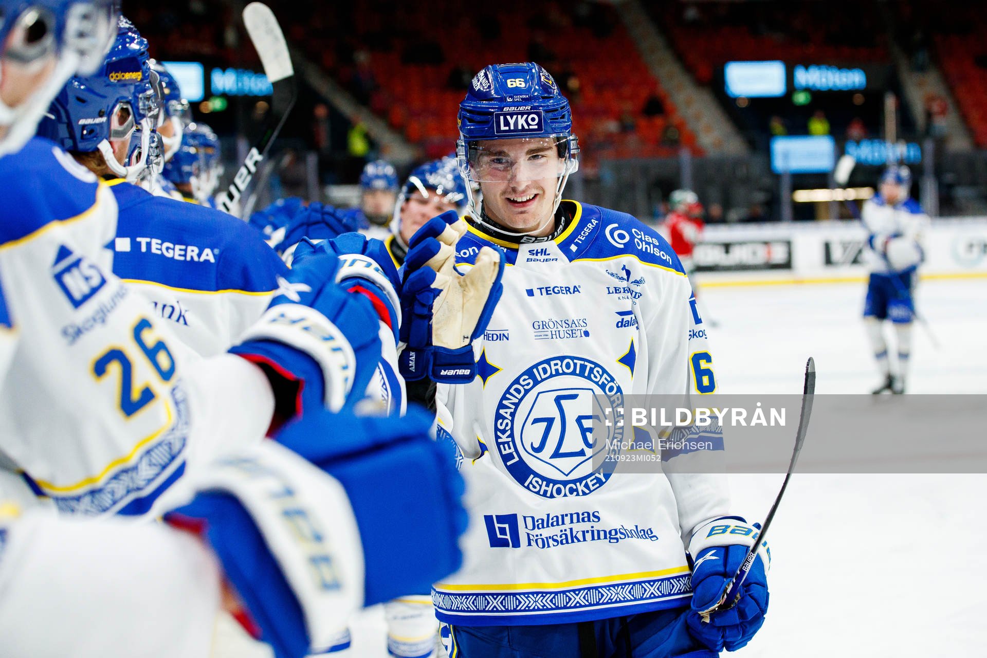 Leksands Nils Åman jublar