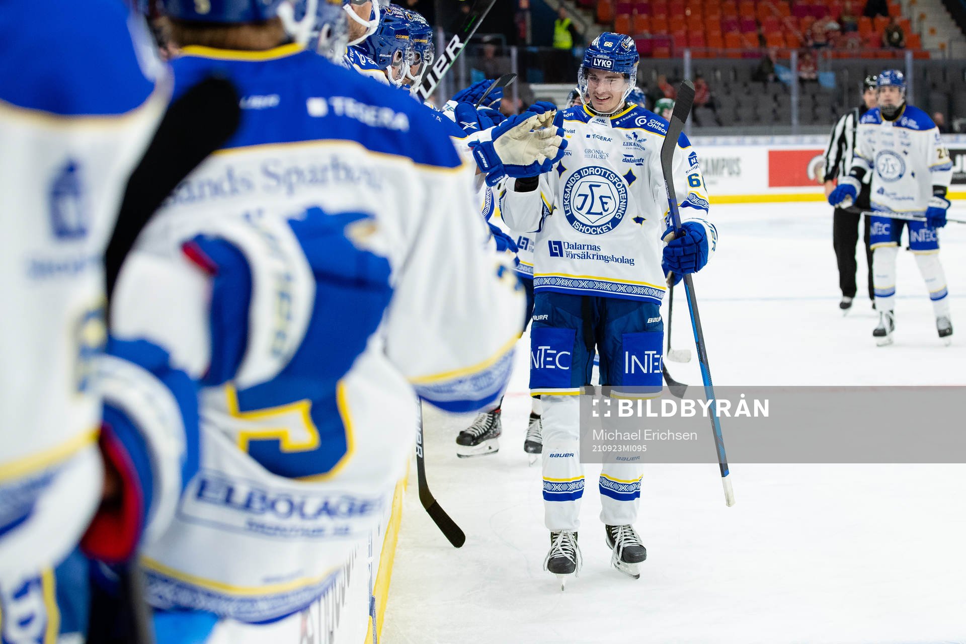Leksands Nils Åman jublar