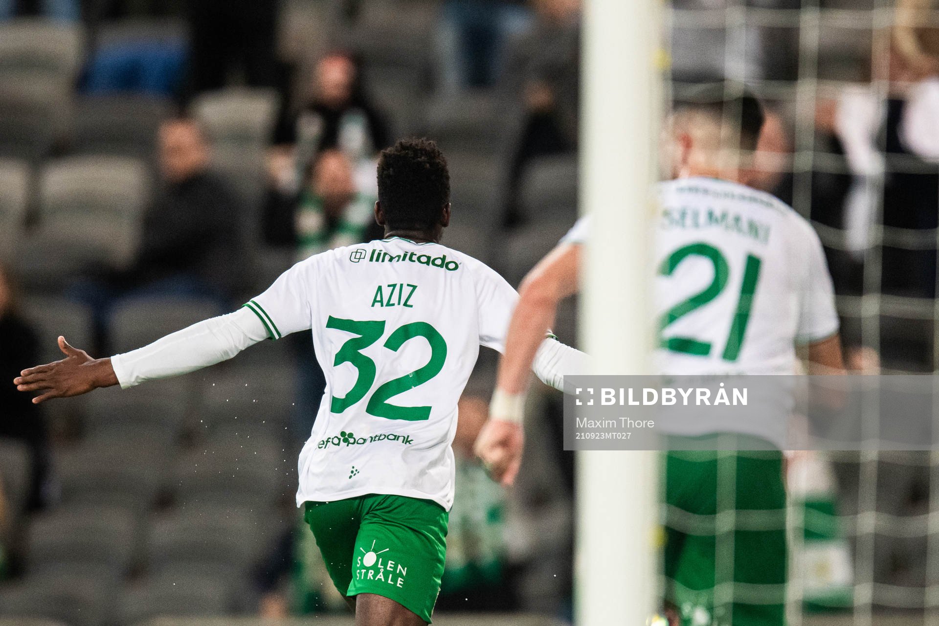 Hammarbys Aziz Mohammed Ouattara jublar