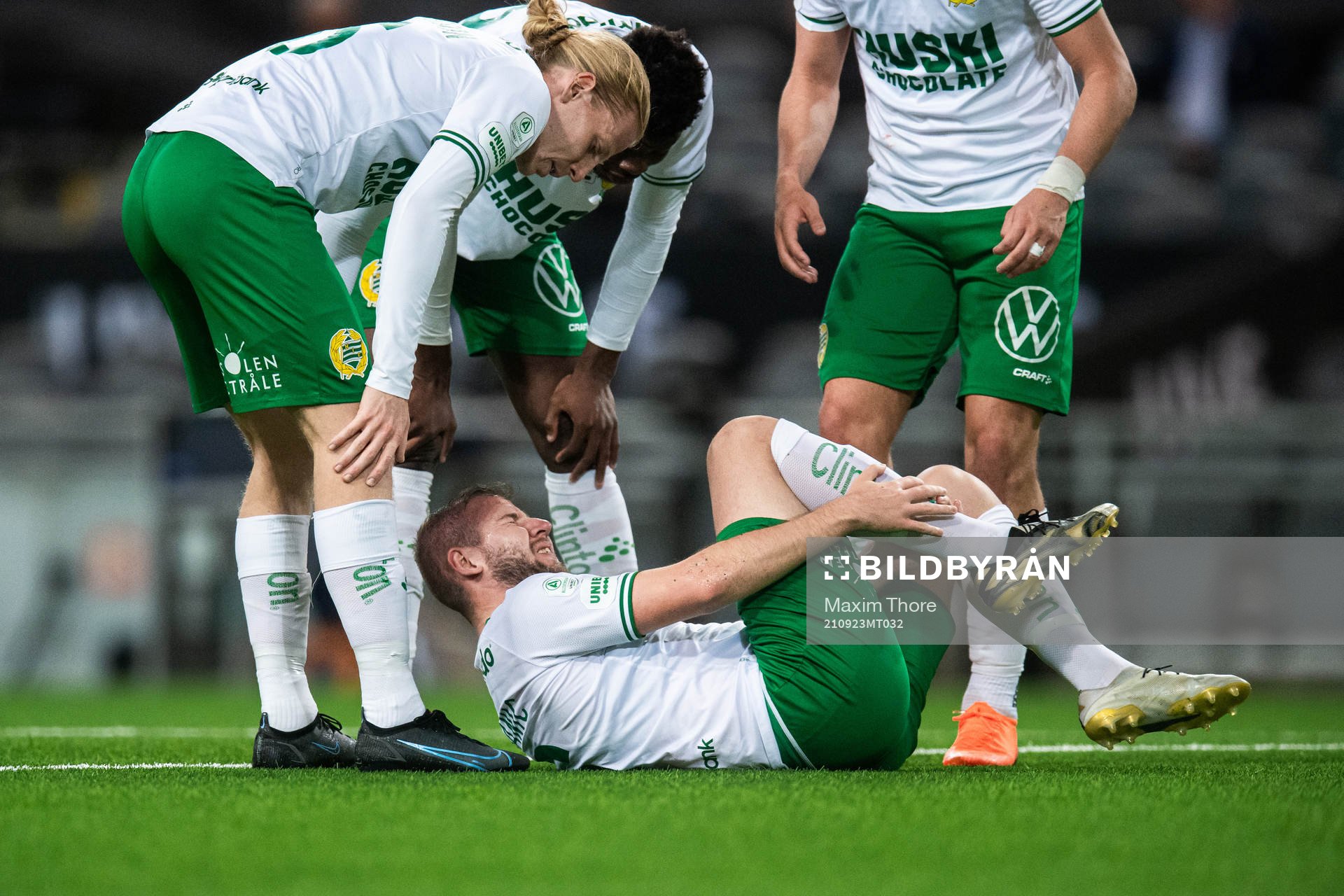 Hammarbys Darijan Bojanic har ont