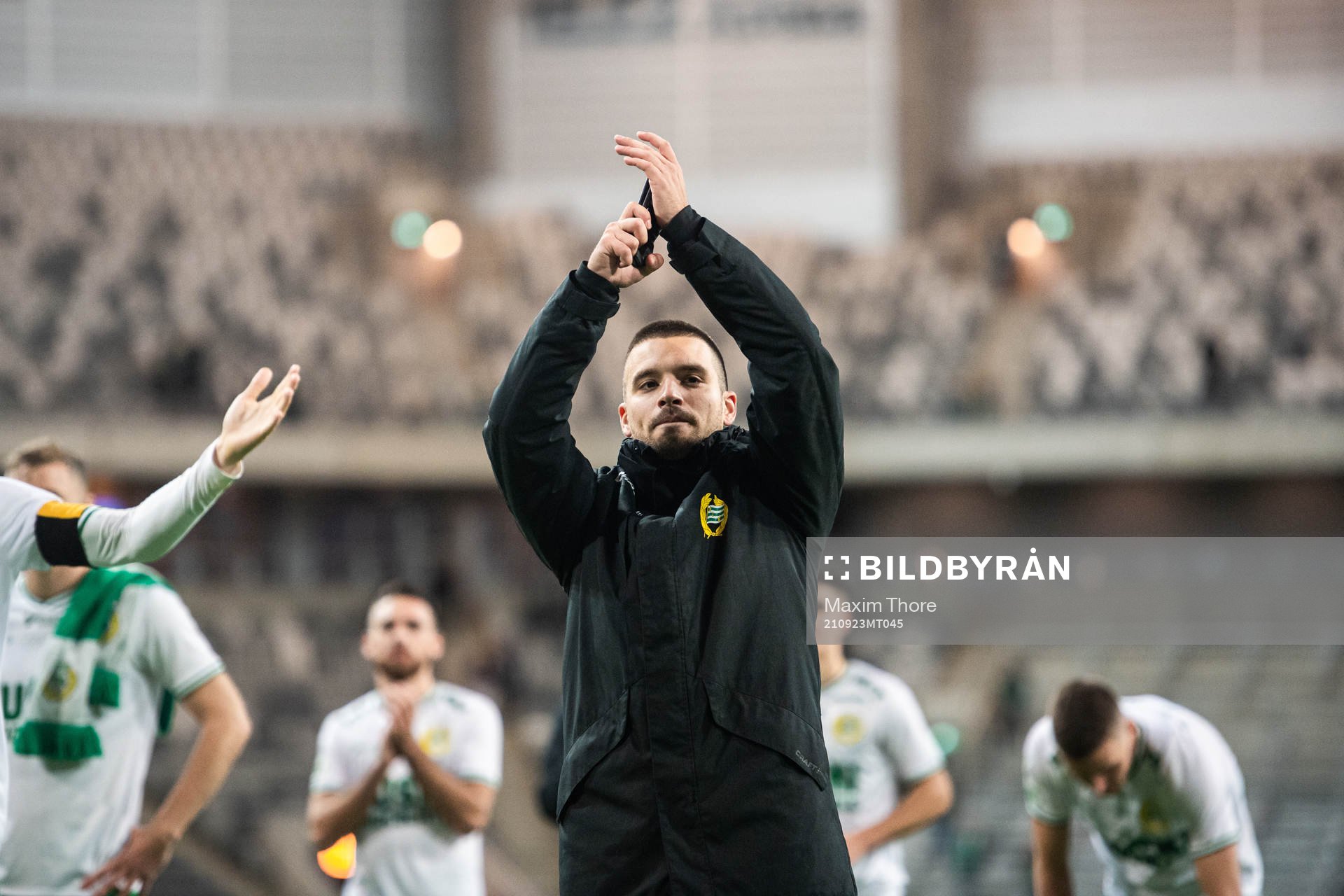 Hammarbys Vladimir Rodic jublar