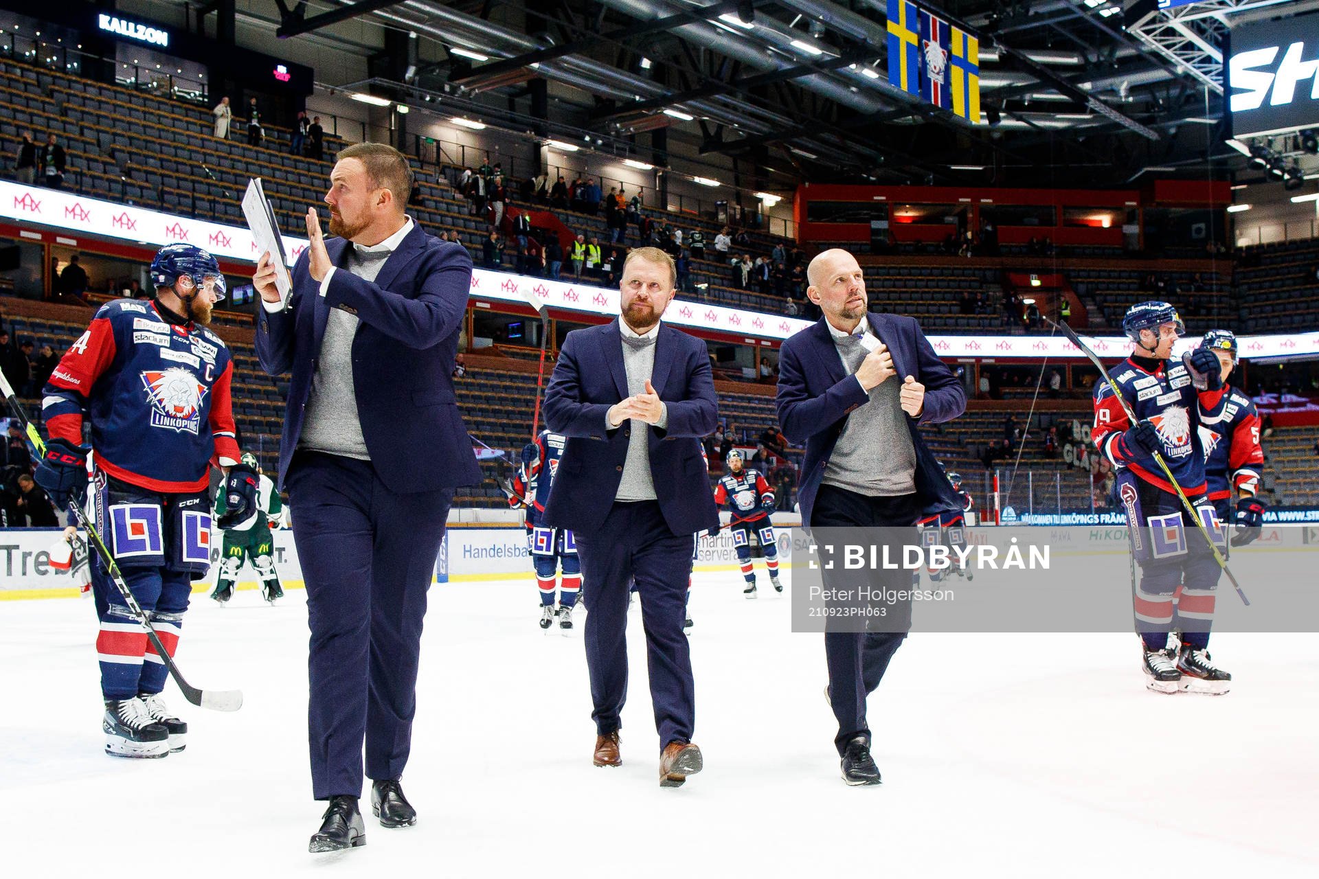 Linköpings assisterande tränare Gereon Dahlgren ,