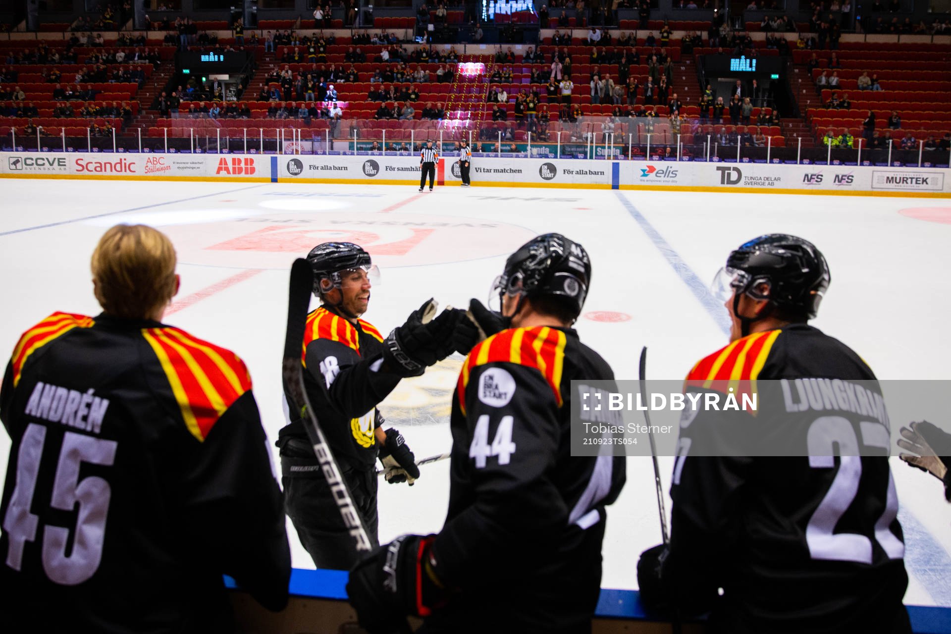 Brynäs Anton Rödin jublar