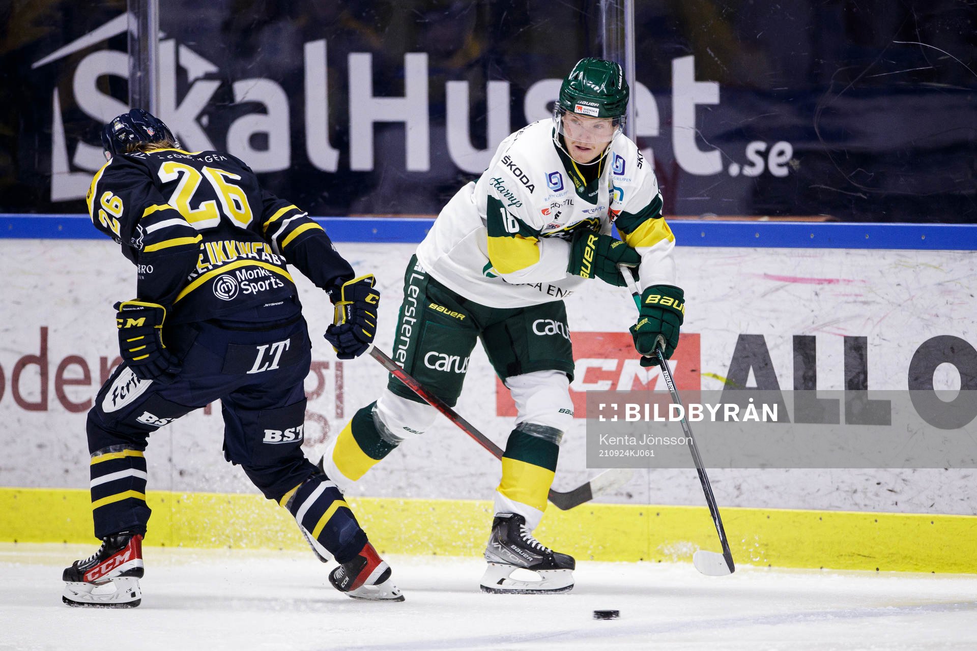 Södertäljes Anton Heikkinen och Björklövens Axel