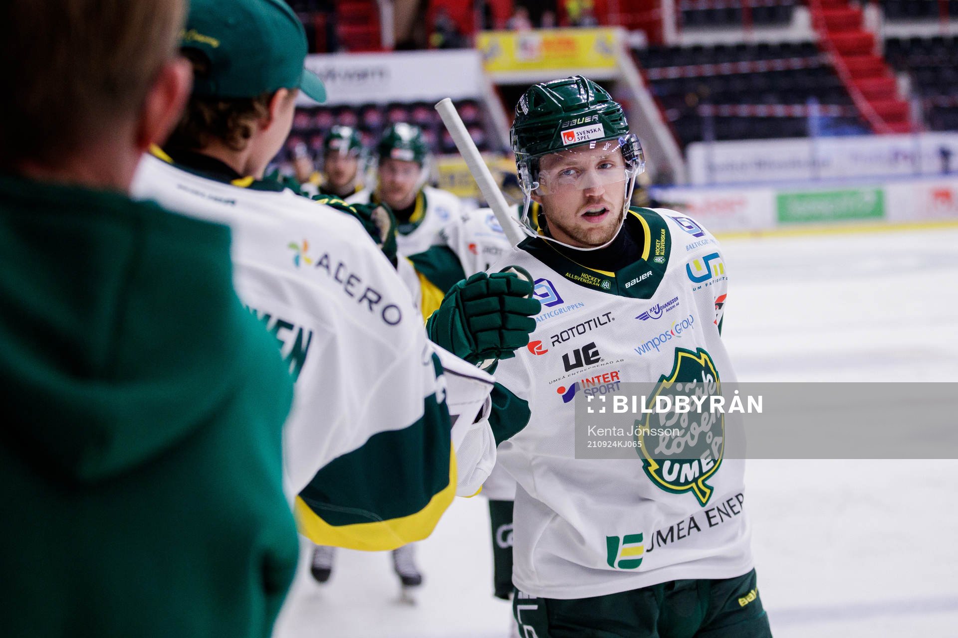 Björklövens William Eriksson jublar