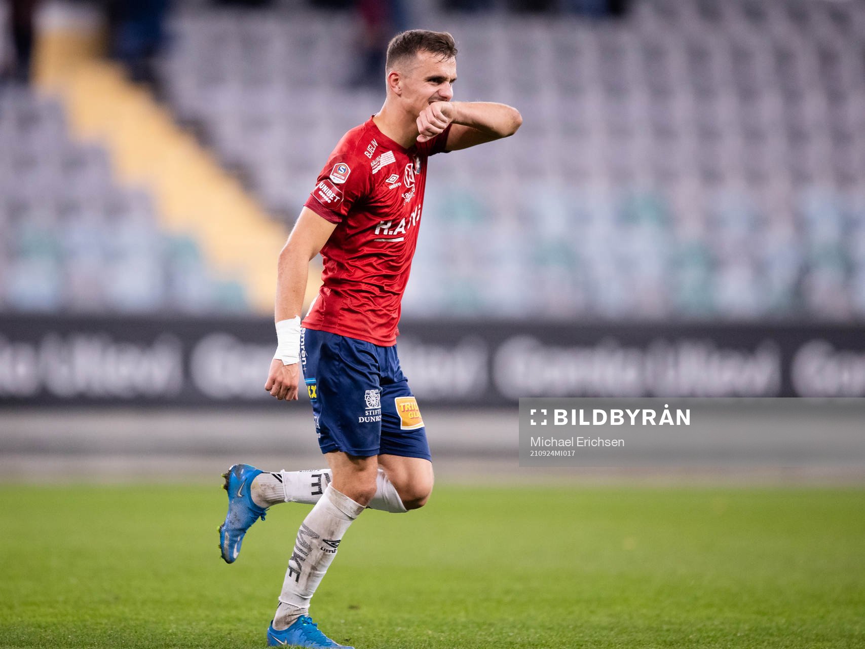 Örgrytes Ajdin Zeljkovic jublar