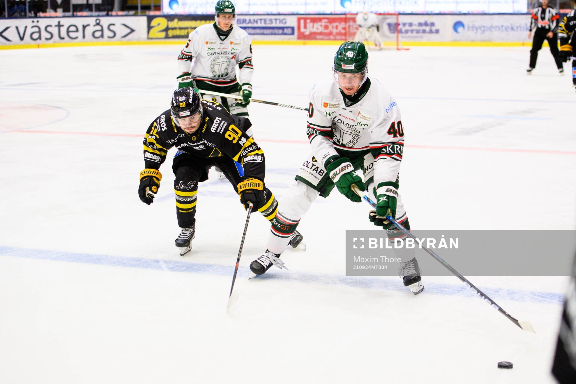 Västerås Alexandre Lavoie och Tingsryds Tobias Fladeby