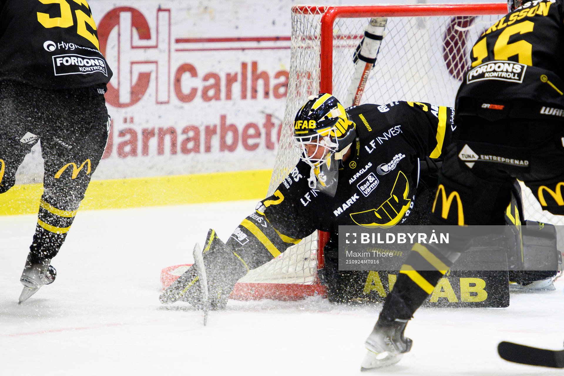 Västerås målvakt Johan Gustafsson