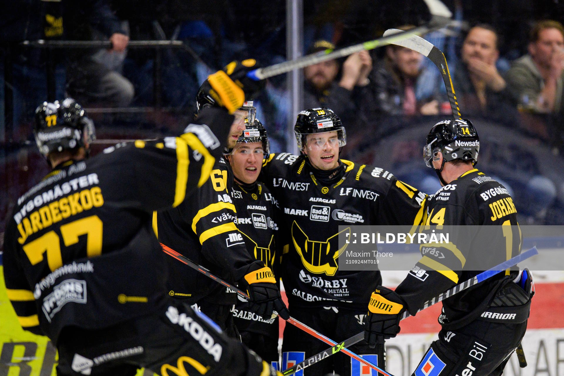 Västerås Filip Karlsson jublar