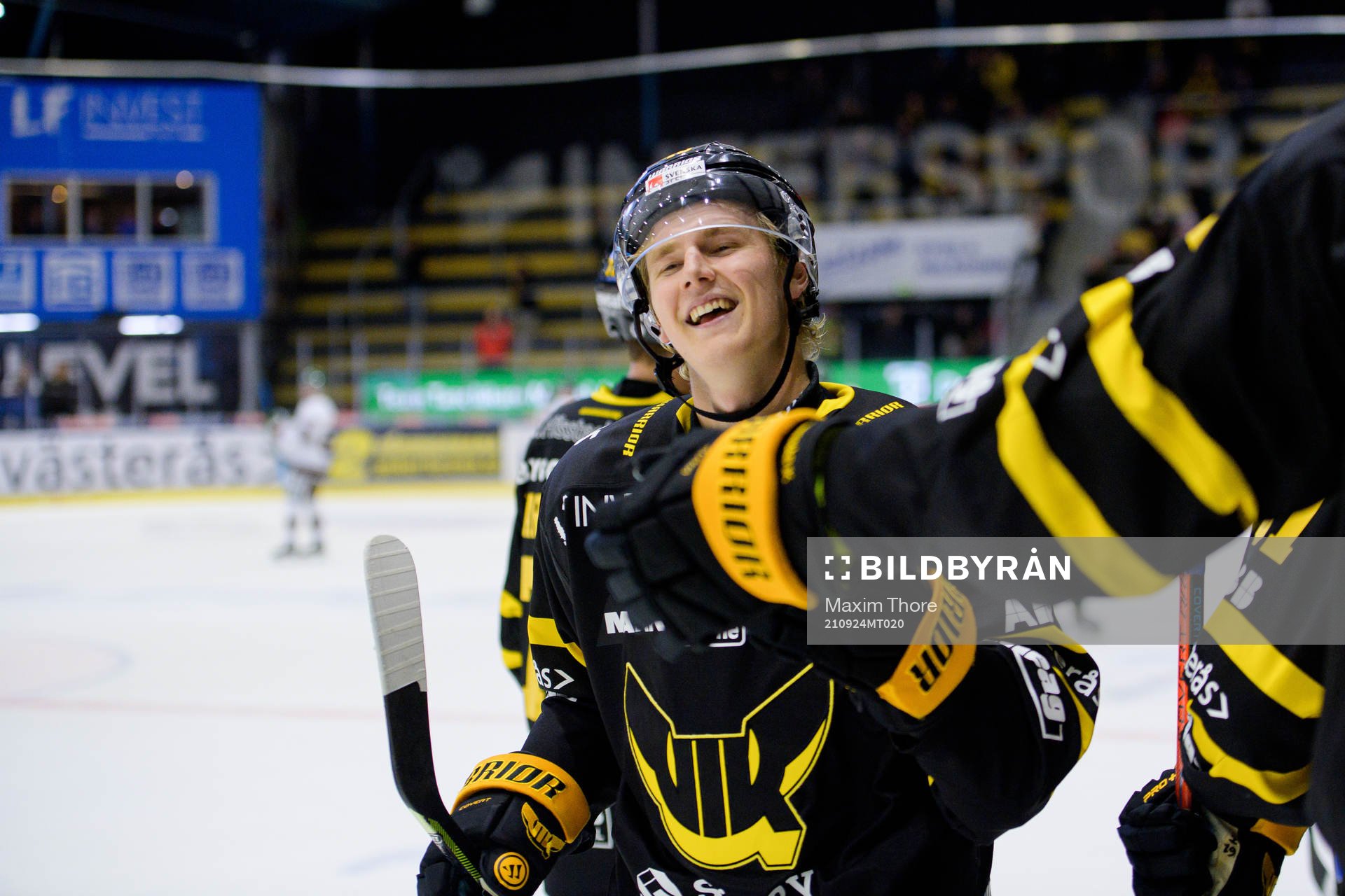 Västerås Isak Skedung jublar