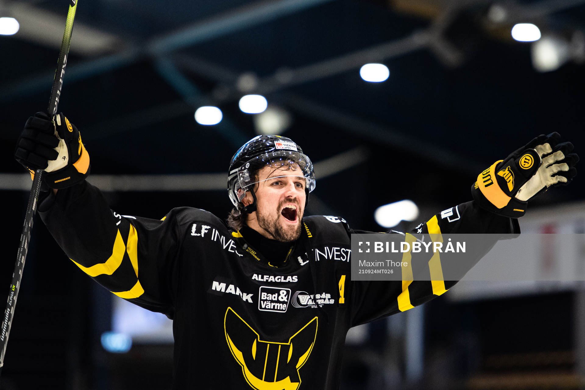 Västerås Mikael Frycklund jublar