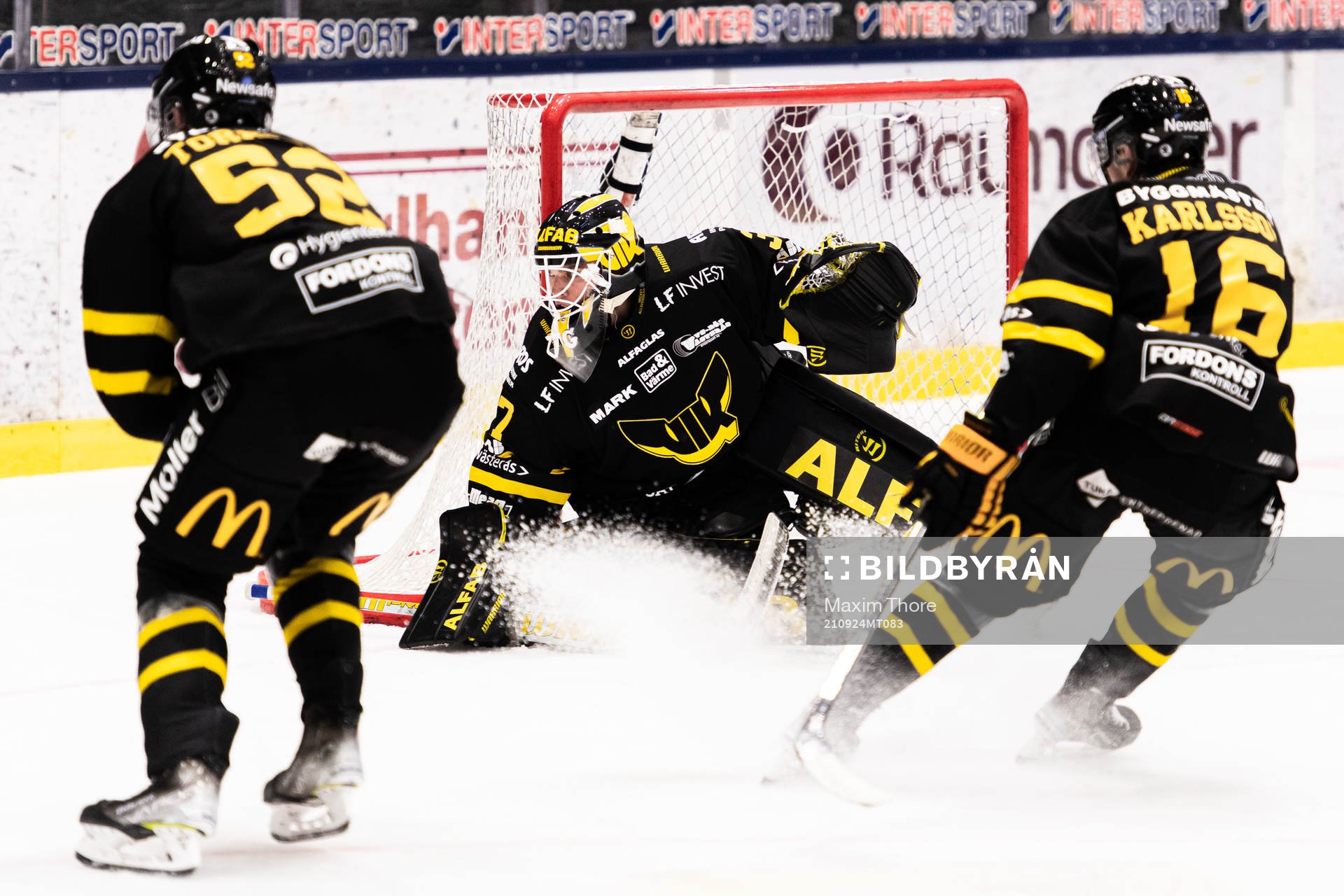 Västerås målvakt Johan Gustafsson