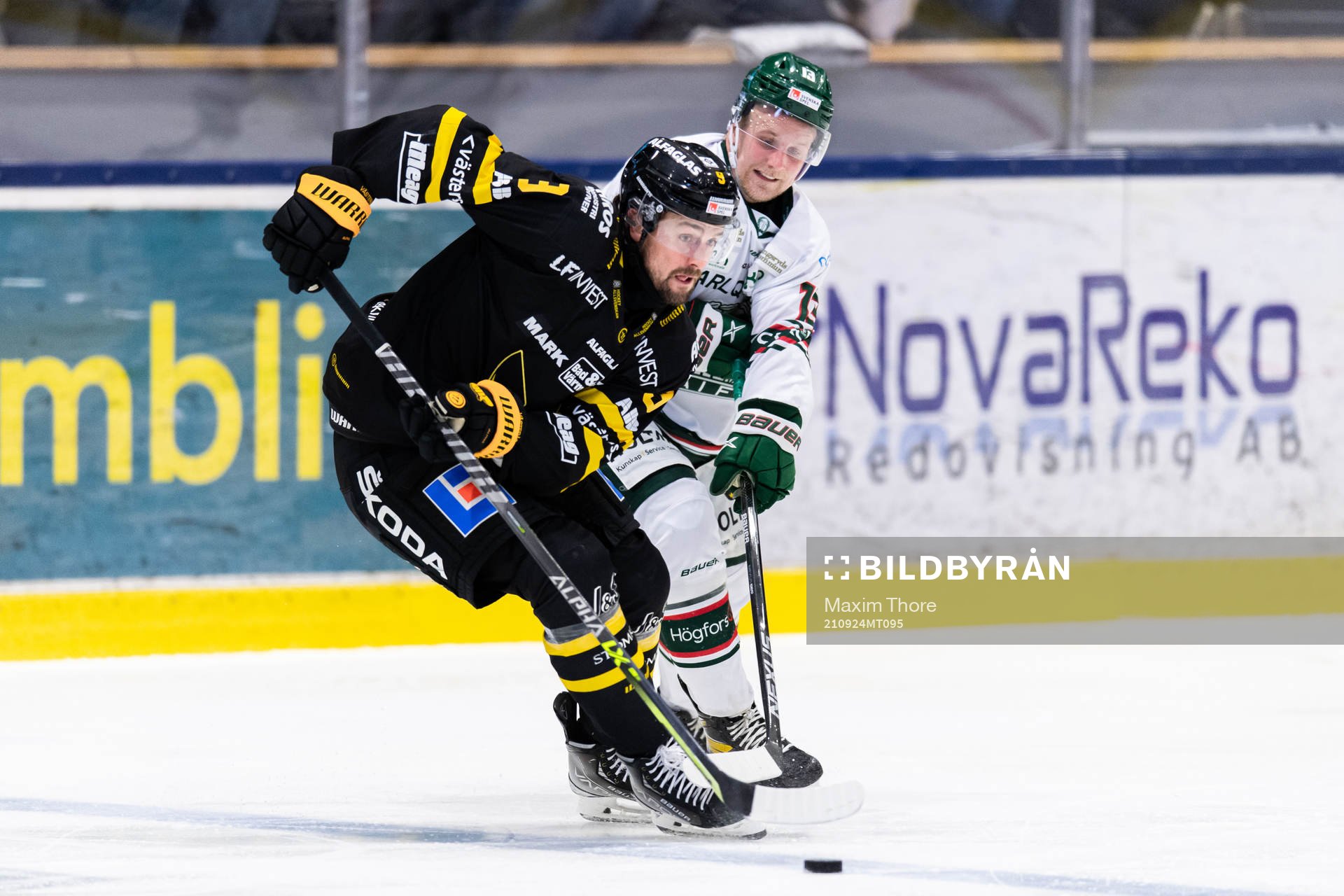 Västerås Mikael Frycklund och Tingsryds Hugo Reinhardt