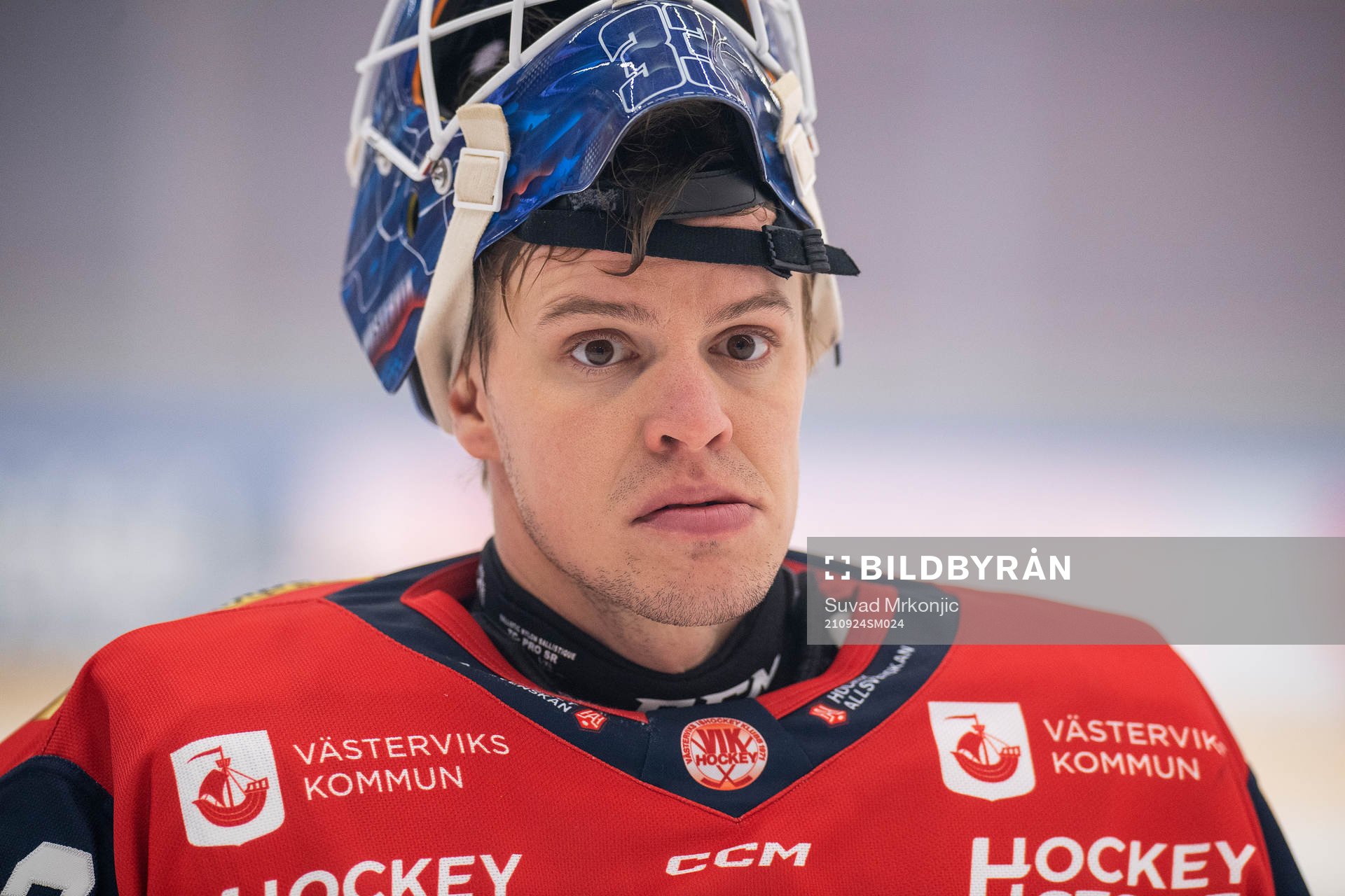 Västerviks målvakt Henrik Lundberg