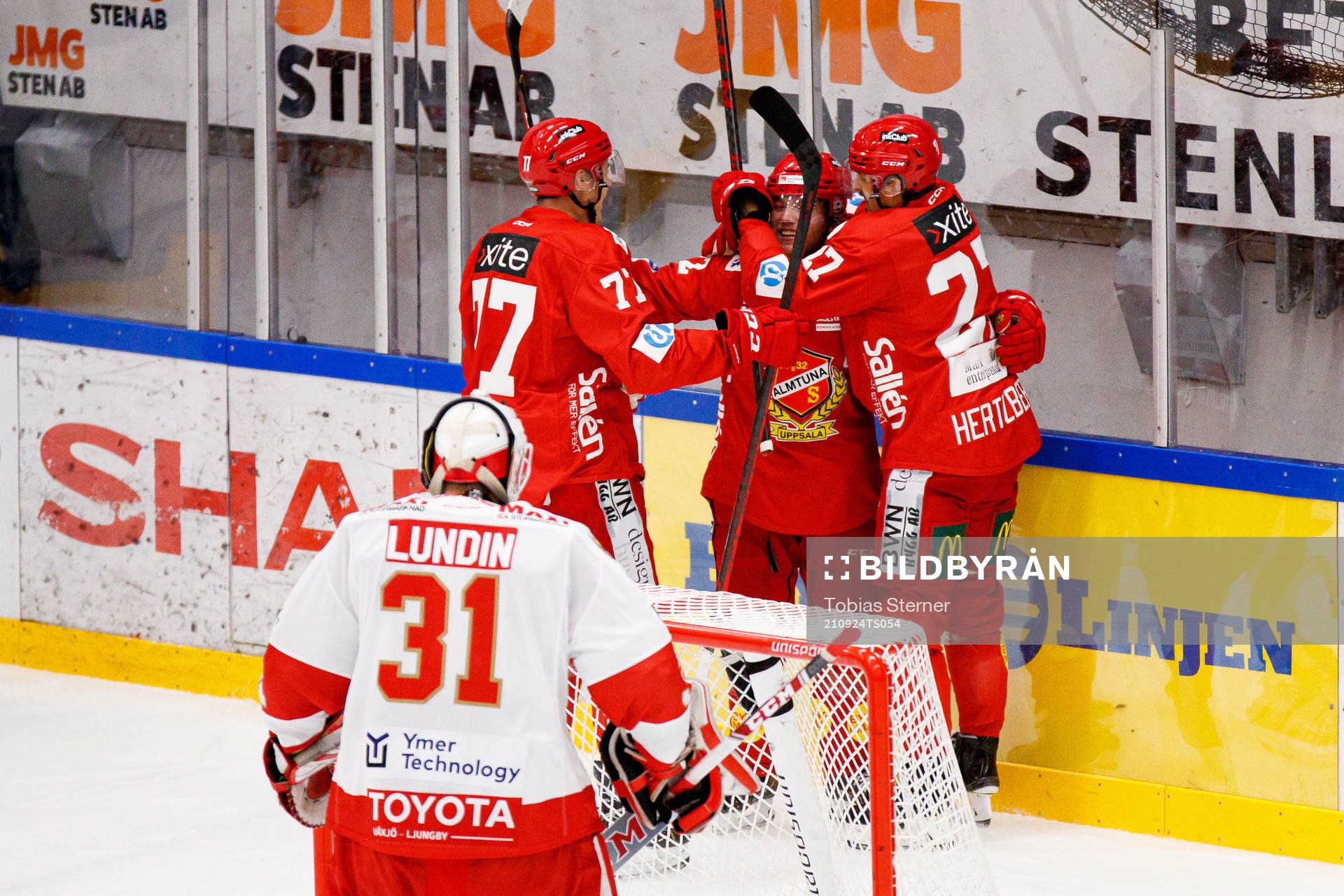 Almtunas Sebastian Benker, Emil Berglund och Viktor
