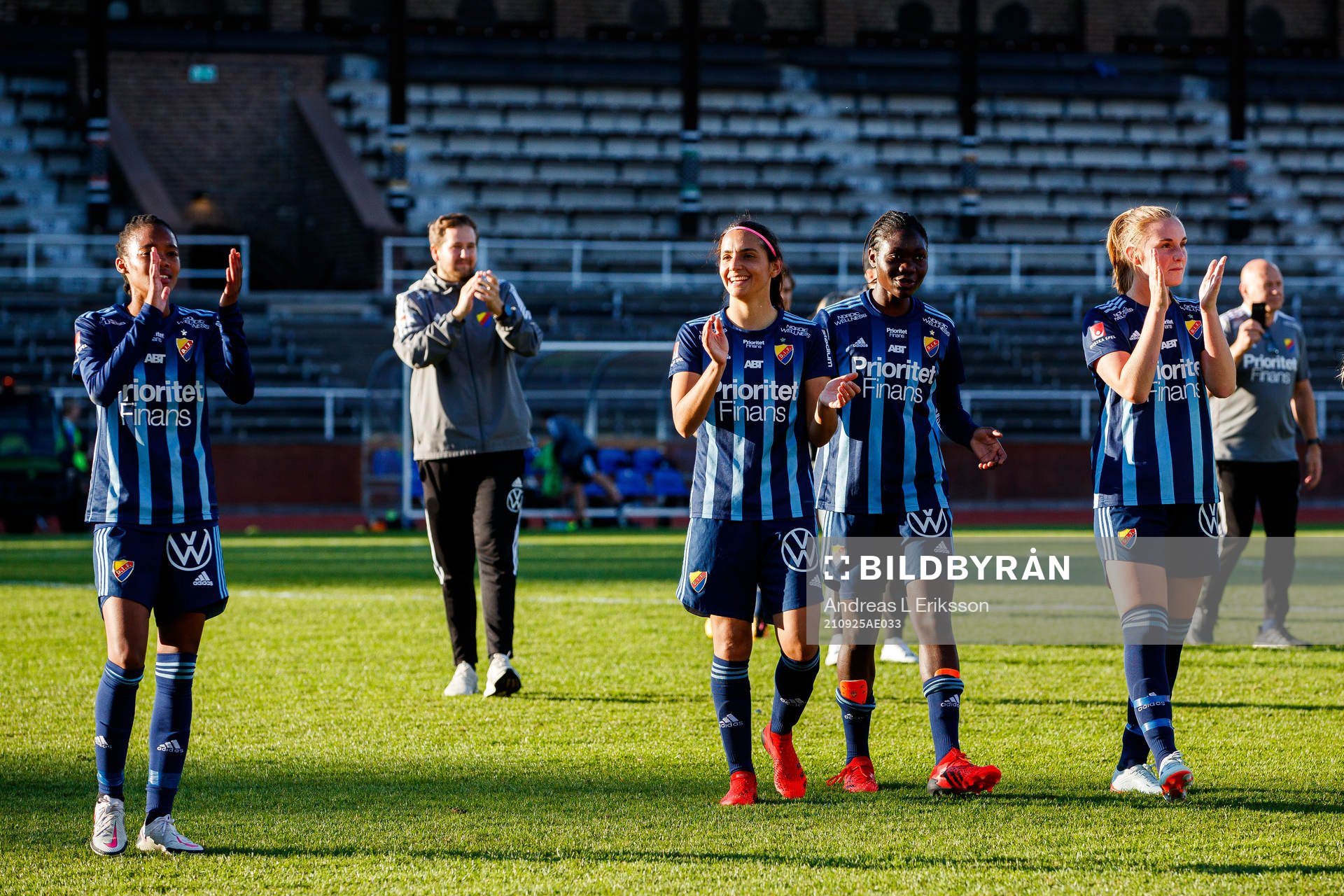 Djurgårdens Daniela Zamora jublar
