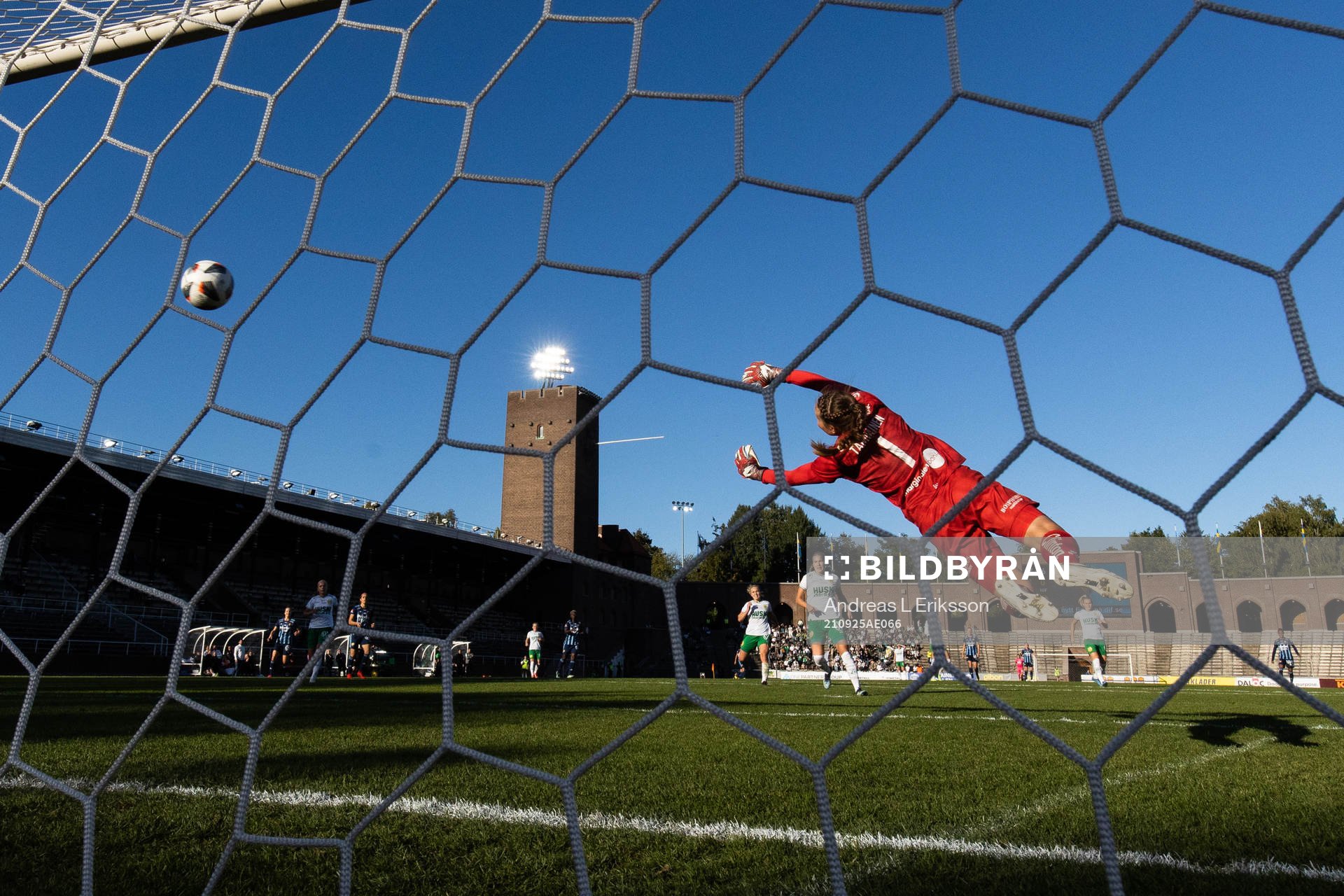Hammarbys målvakt Anna Tamminen